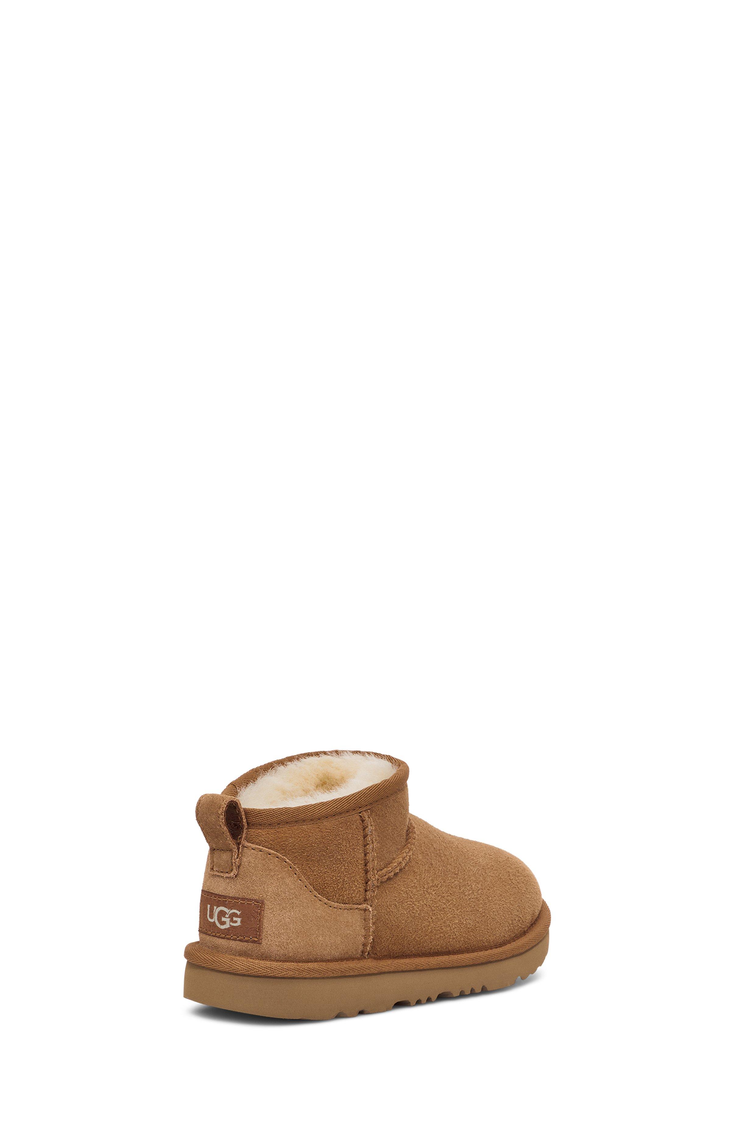 UGG Classic Ultra Mini Preschool Girls' "Chestnut" Boot