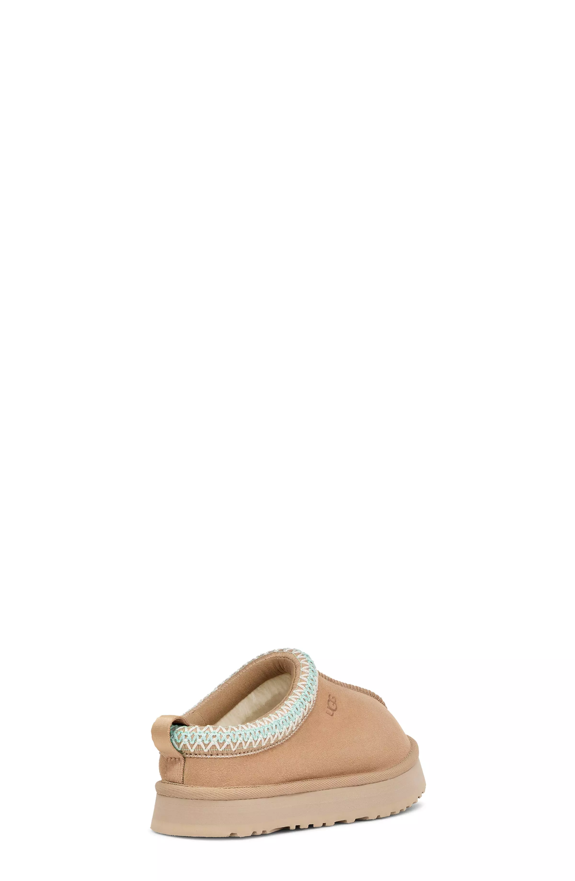 UGG Tazz "Sand Beige" Preschool Girls' Slipper - LT BROWN