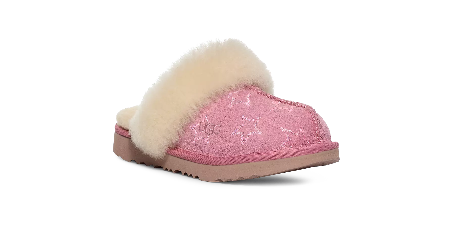 UGG Cozy II "Dusty Orchid/Pink Iridescent" Preschool Girls' Slipper - PINK