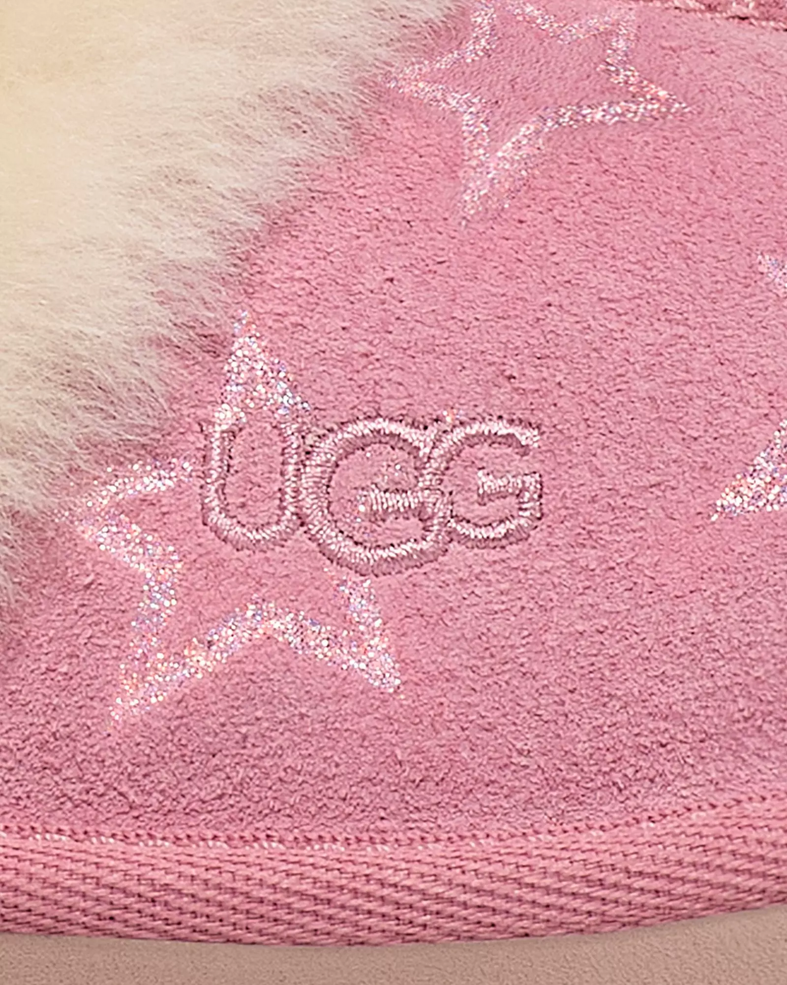 UGG Cozy II "Dusty Orchid/Pink Iridescent" Preschool Girls' Slipper - PINK