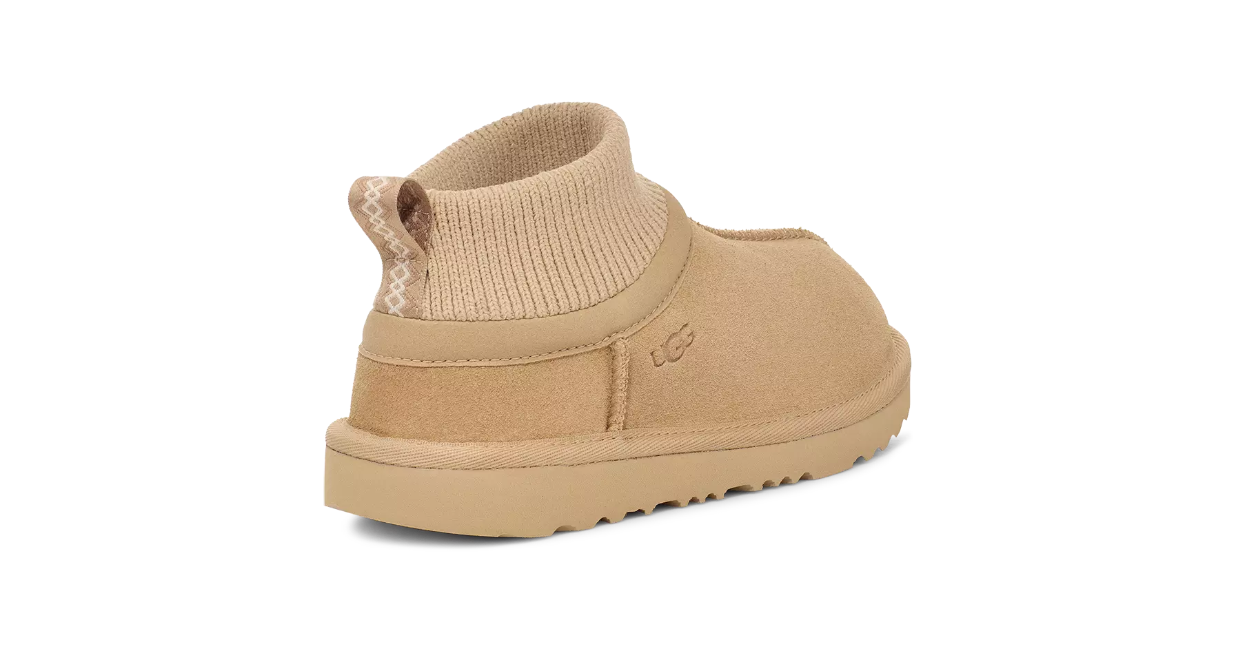 UGG Classic Ultra Stretch Cuff "Mustard Seed" Preschool Girls' Boot - LT BROWN