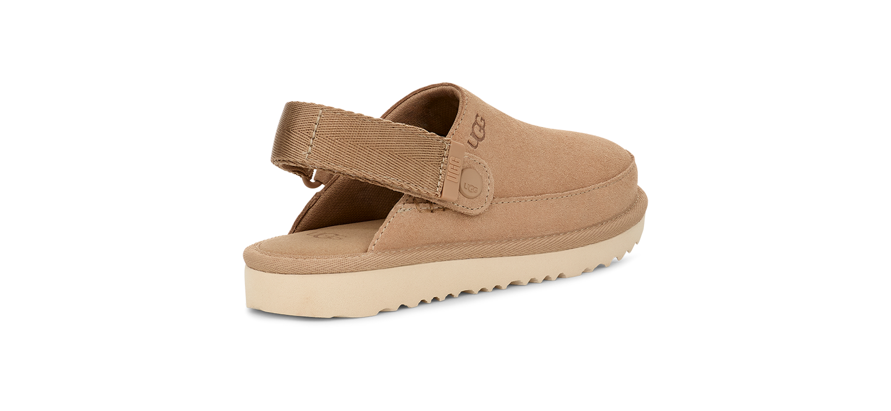 UGG GoldenStar "Sand" Preschool Girls' Clog - LT BROWN Thumbnail View 4