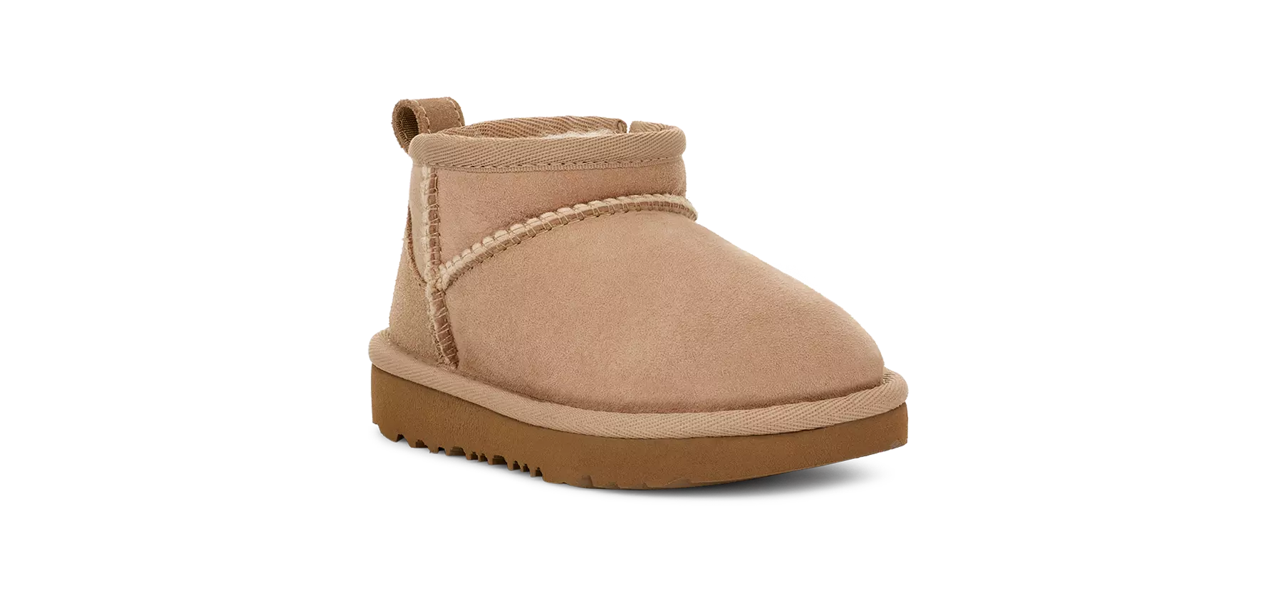 UGG Classic Ultra Mini "Sand" Toddler Girls' Boot - LT BROWN