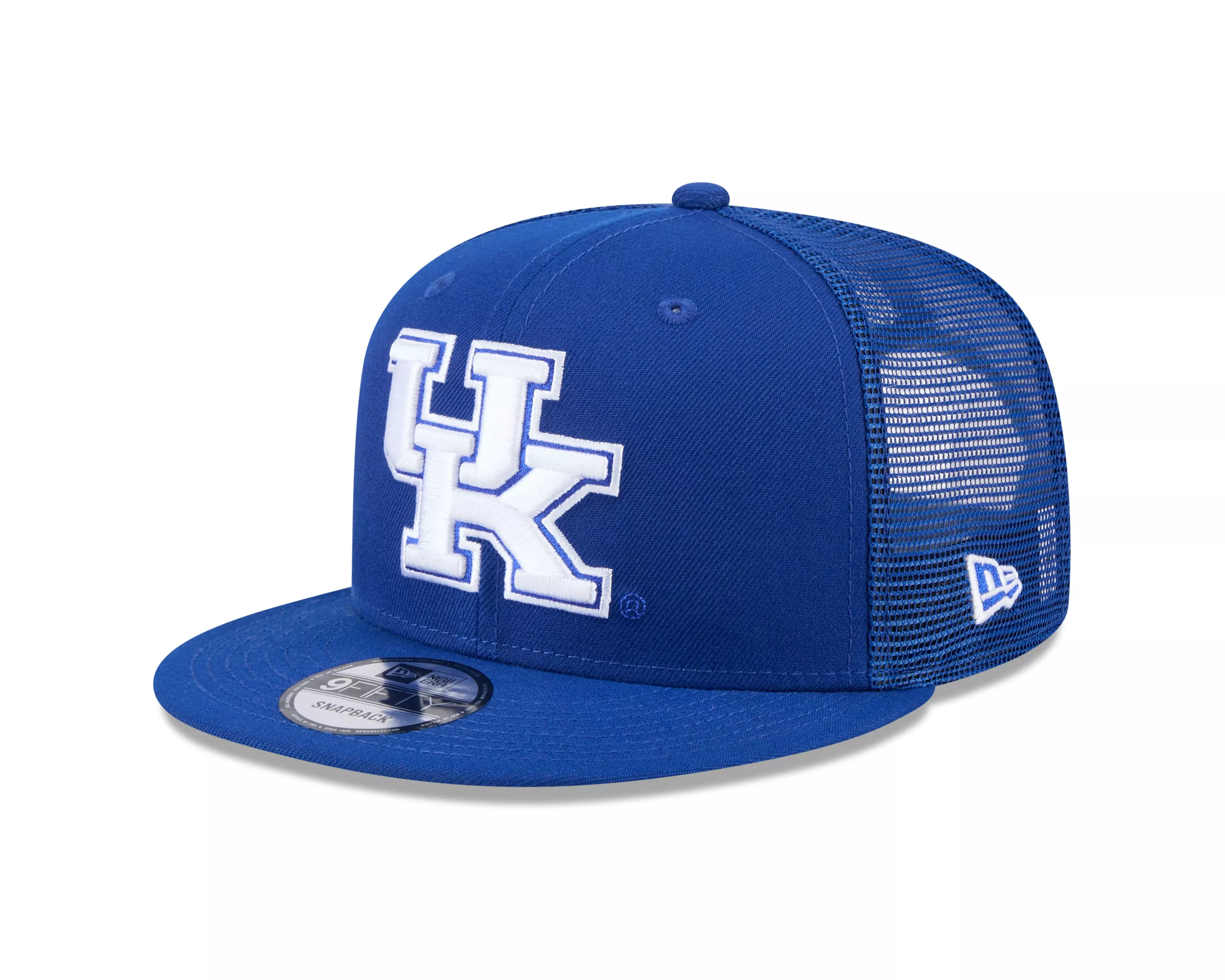New Era University of Kentucky Wildcats 9FIFTY Trucker Snapback-Blue/White - BLUE