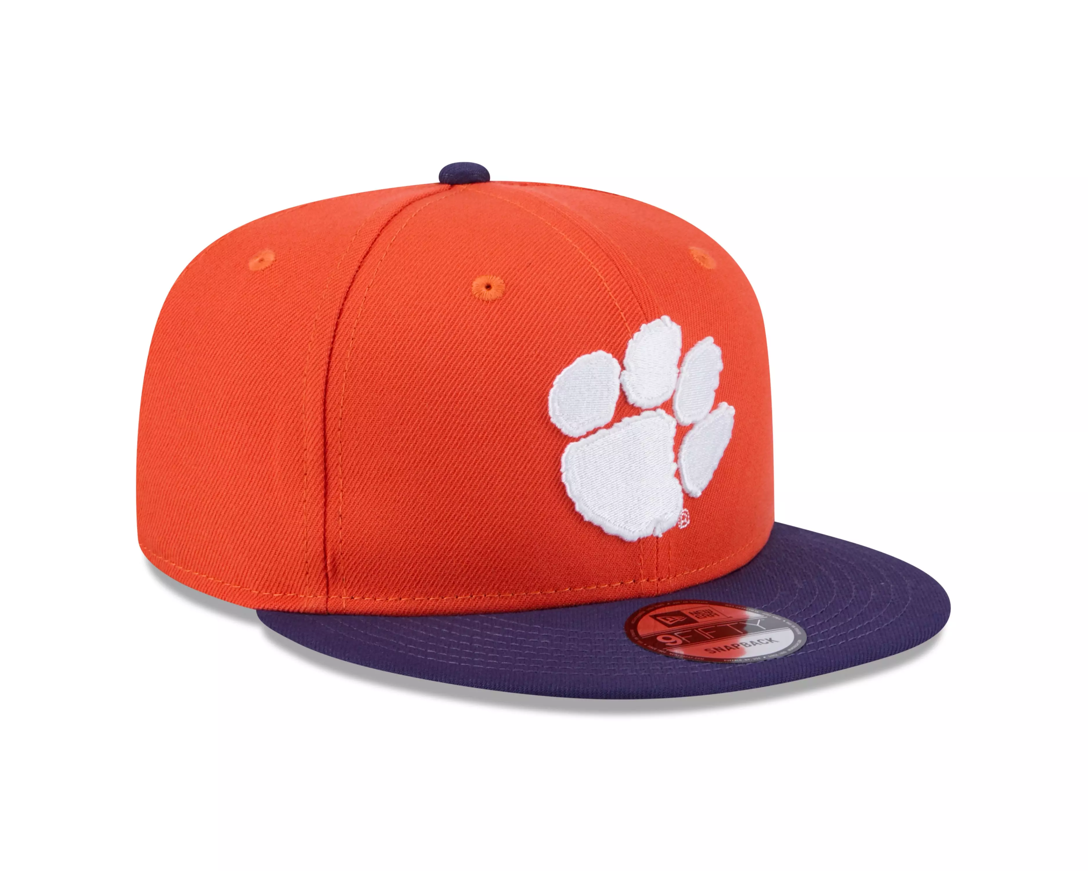 New Era Clemson Tigers 9FIFTY 2-Tone Color Snapback-Orange/Purple - ORANGE/PURPLE
