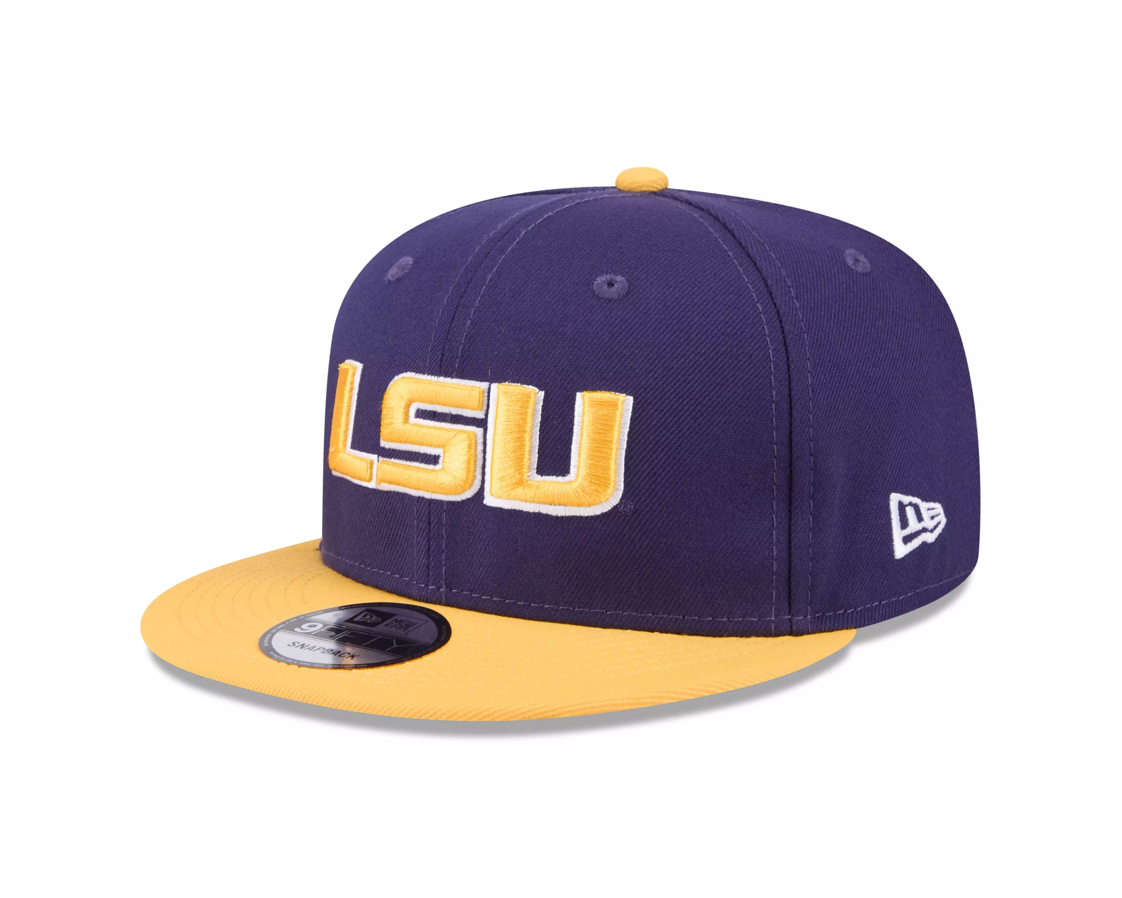 New Era LSU Tigers 9FIFTY 2-Tone Color Snapback-Purple/Gold - PURPLE/YELLOW