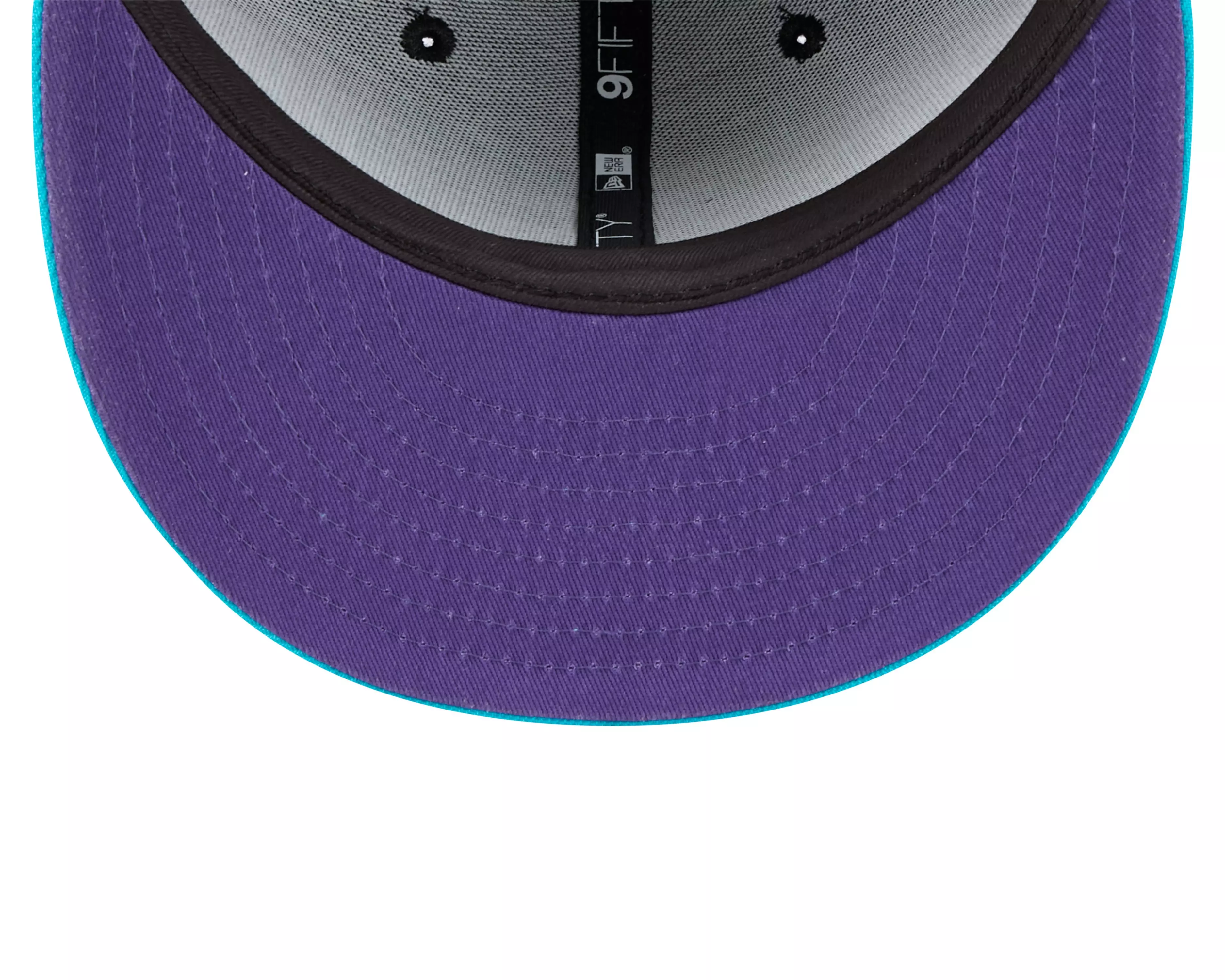 New Era Charlotte Hornets 9FIFTY Splatter Snapback-Black/Teal - BLACK/TEAL