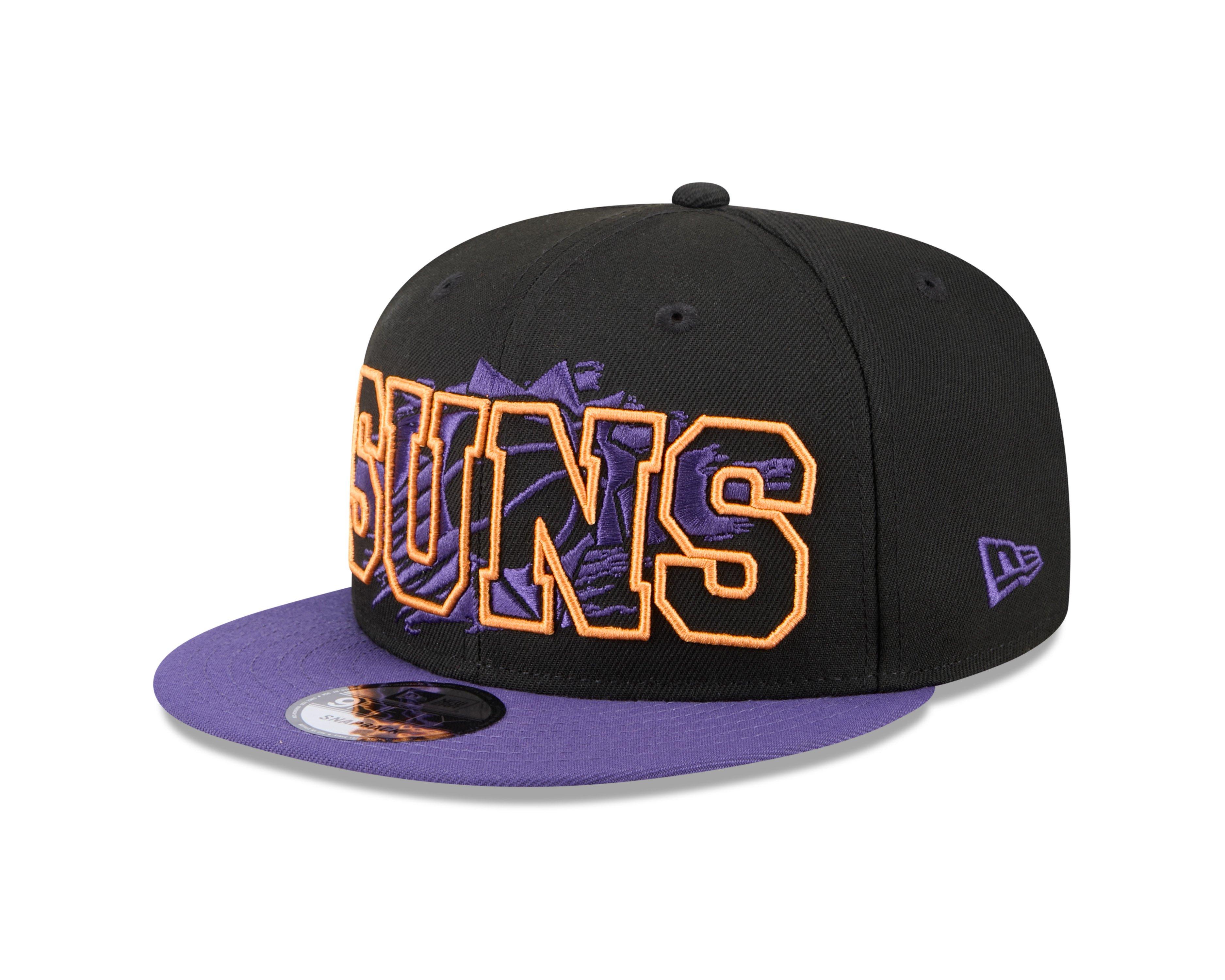 New Era Phoenix Suns 9FIFTY Splatter Snapback-Black/Purple - BLACK/PURPLE Thumbnail View 1