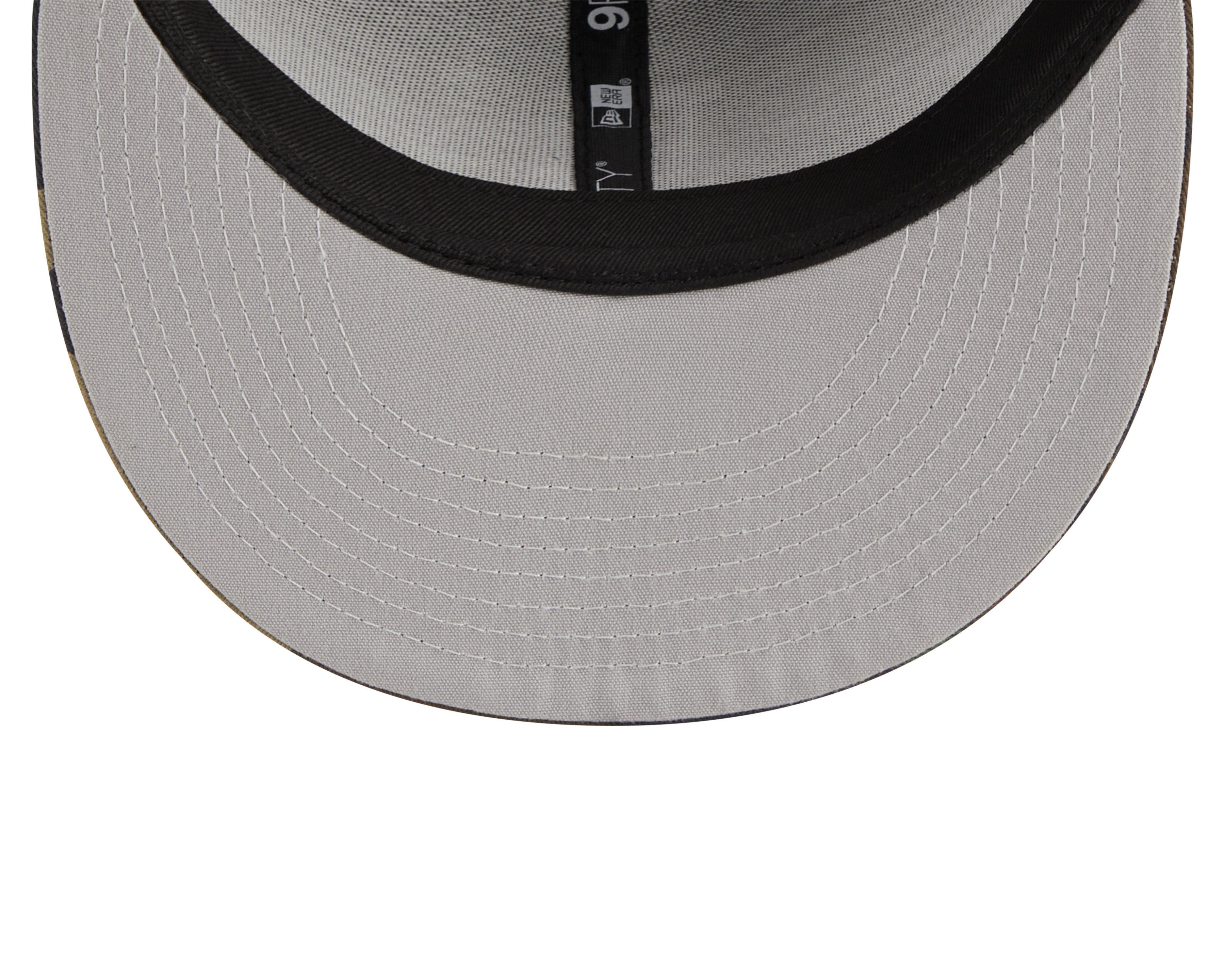 New Era Los Angeles Dodgers 9FIFTY Trucker Snapback Hat - Woodland - GREEN Thumbnail View 4