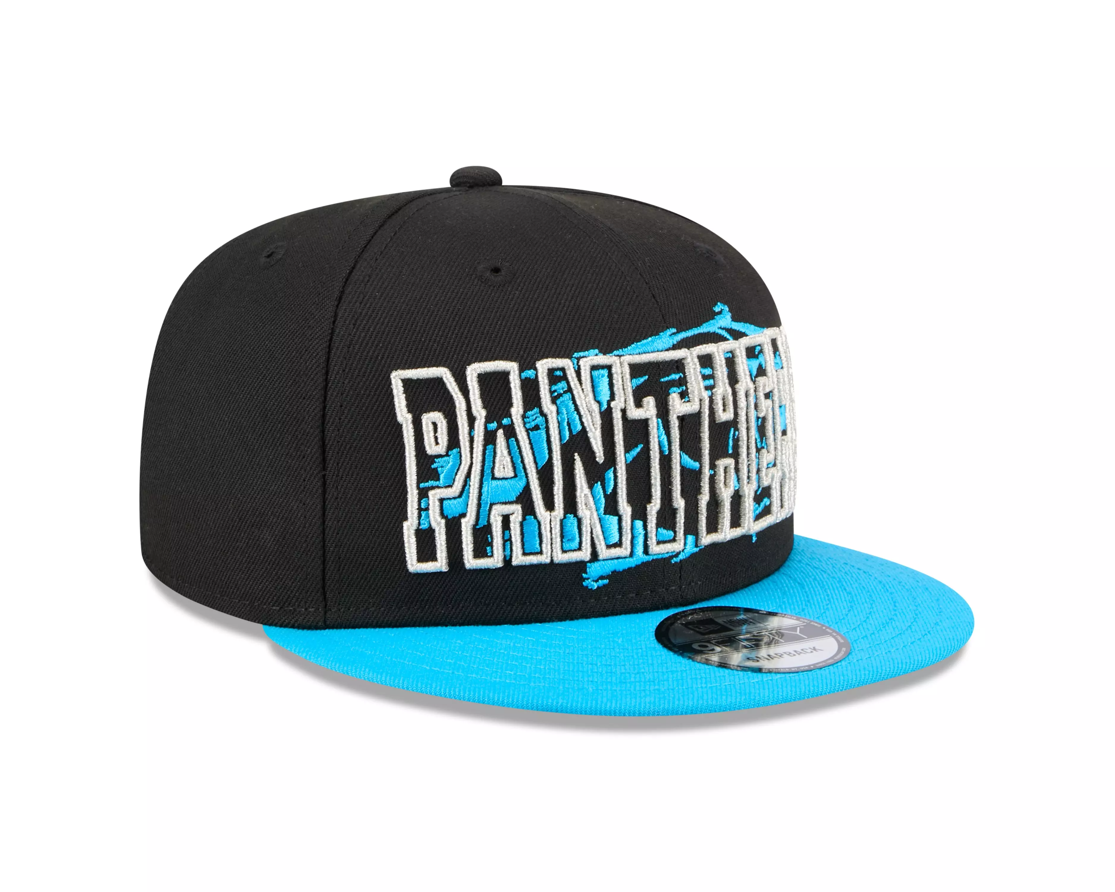 New Era Carolina Panthers 9FIFTY Splatter Snapback-Black/Blue - BLACK