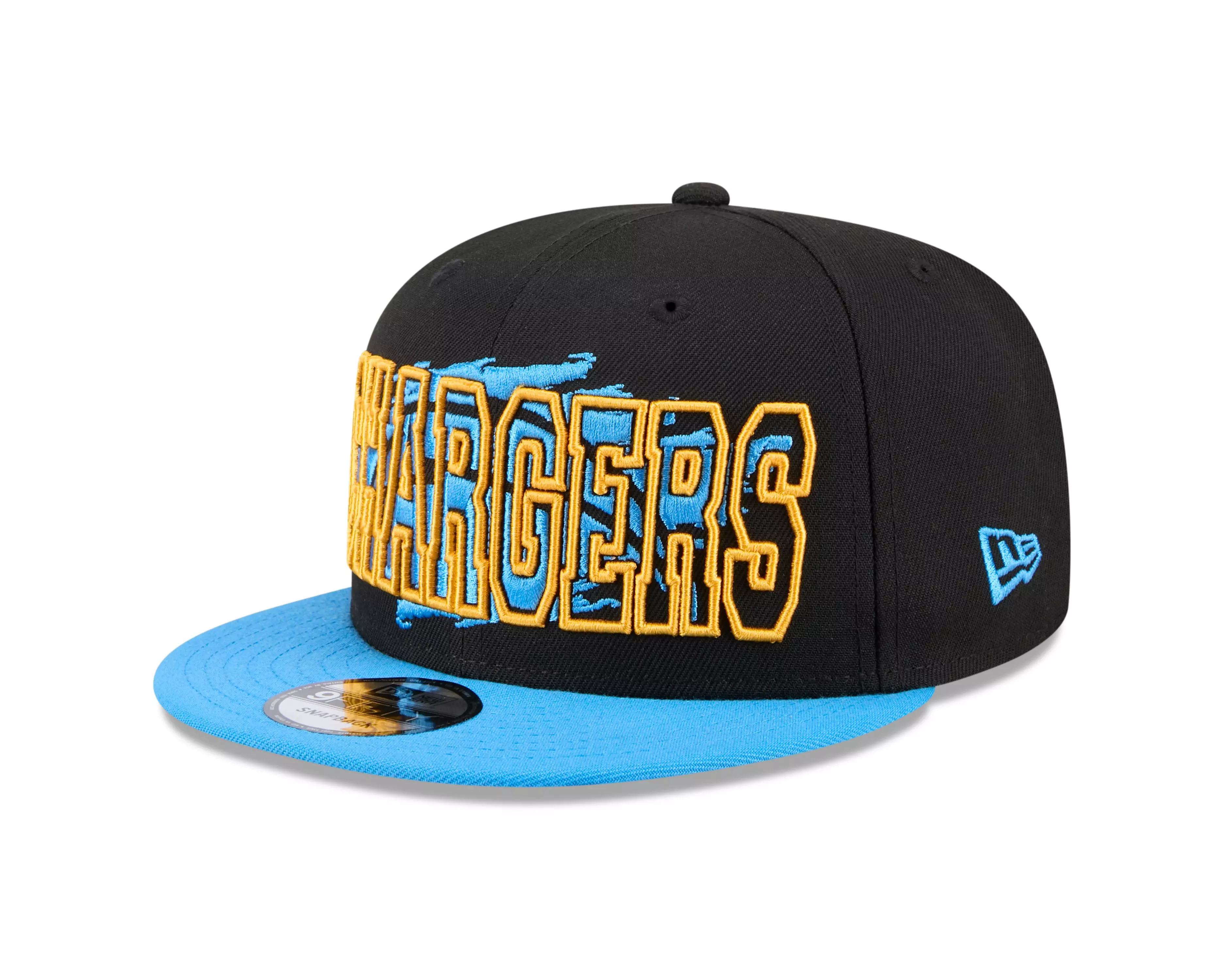 New Era Los Angeles Chargers 9FIFTY Splatter Snapback-Black/Blue - BLACK