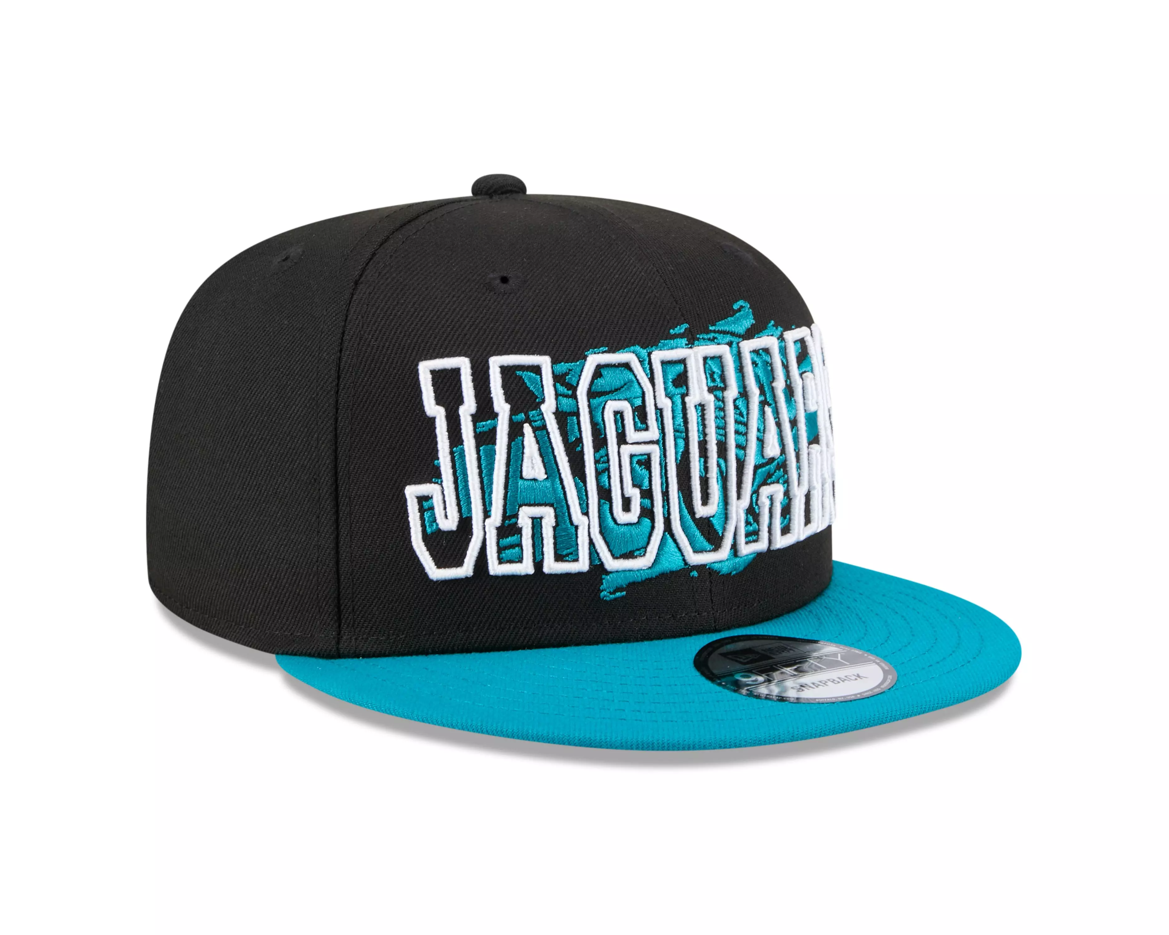 New Era Jacksonville Jaguars 9FIFTY Splatter Snapback-Black/Teal - BLACK