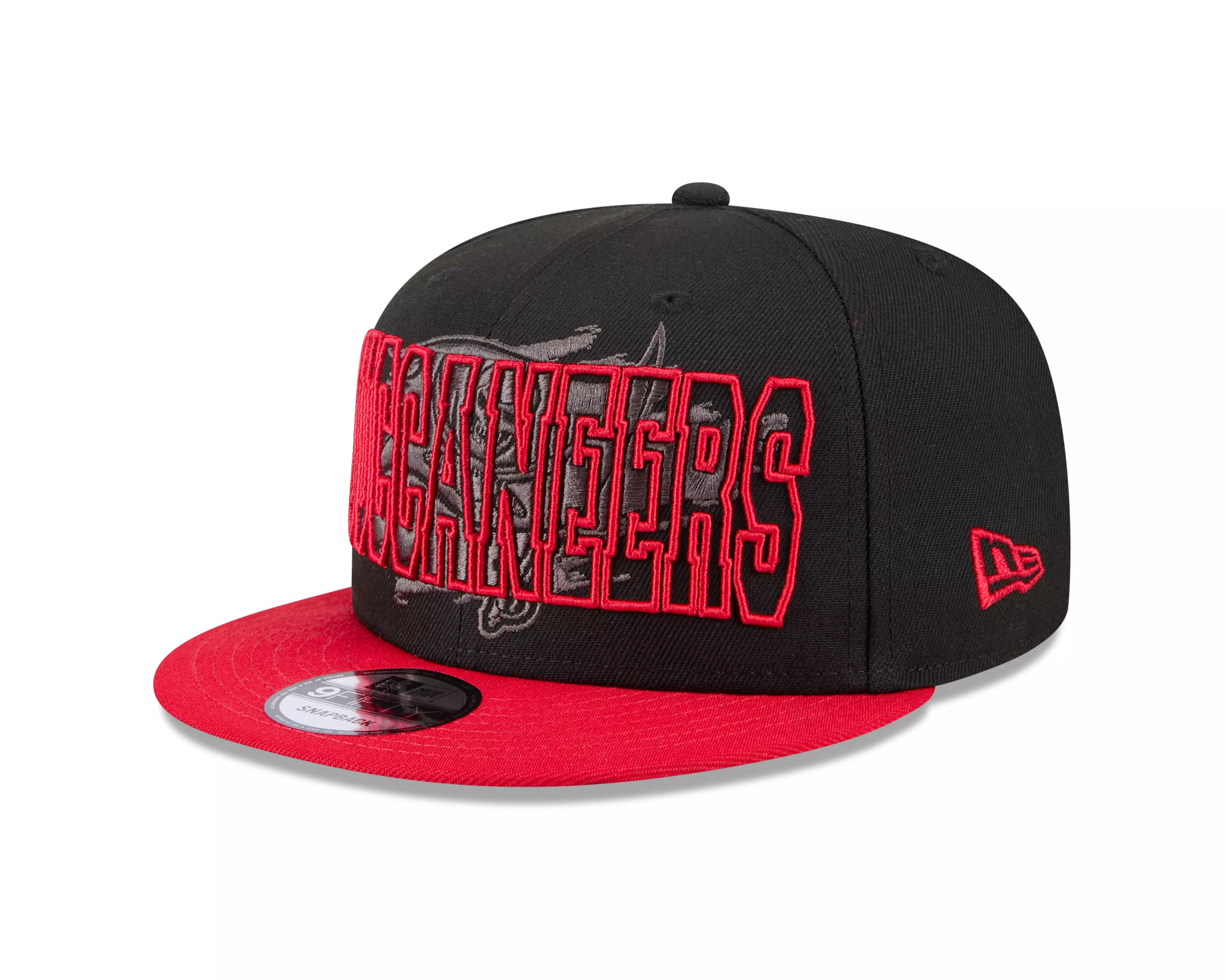 New Era Tampa Bay Buccaneers 9FIFTY Splatter Snapback-Black/Red - BLACK