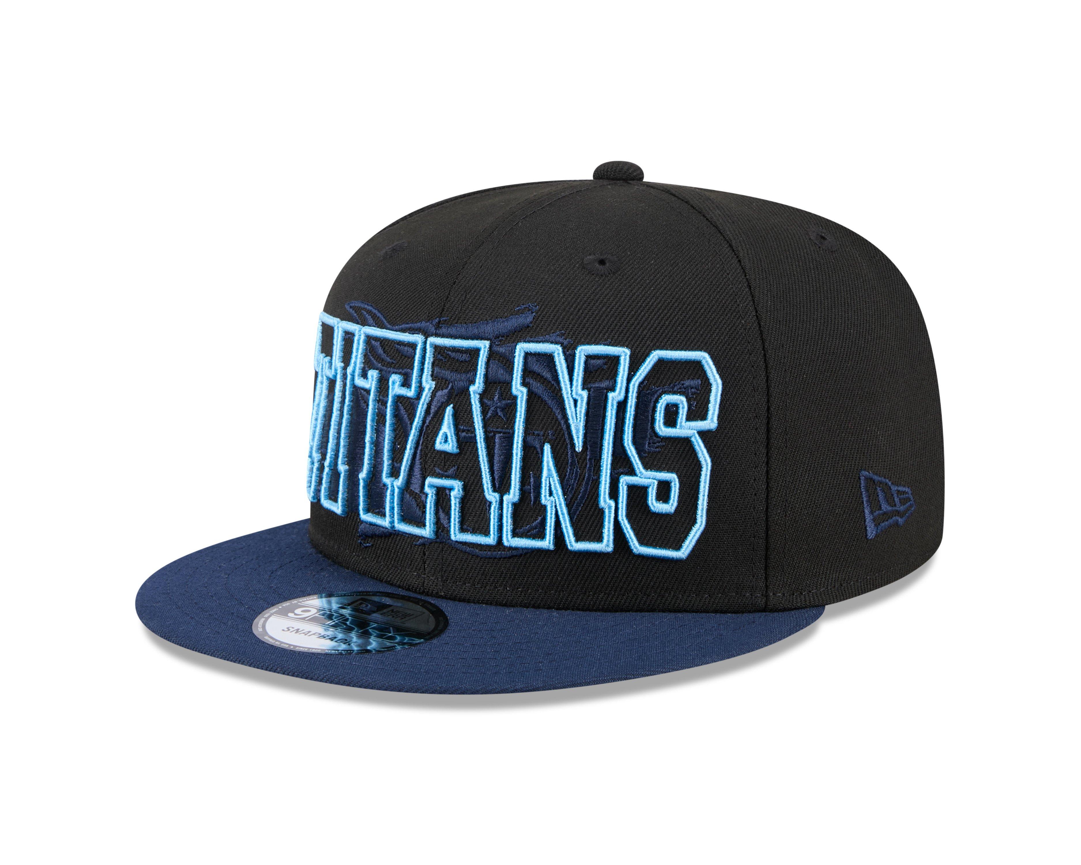 New Era Tennessee Titan 9FIFTY Splatter Snapback-Black/Blue - BLACK Thumbnail View 1