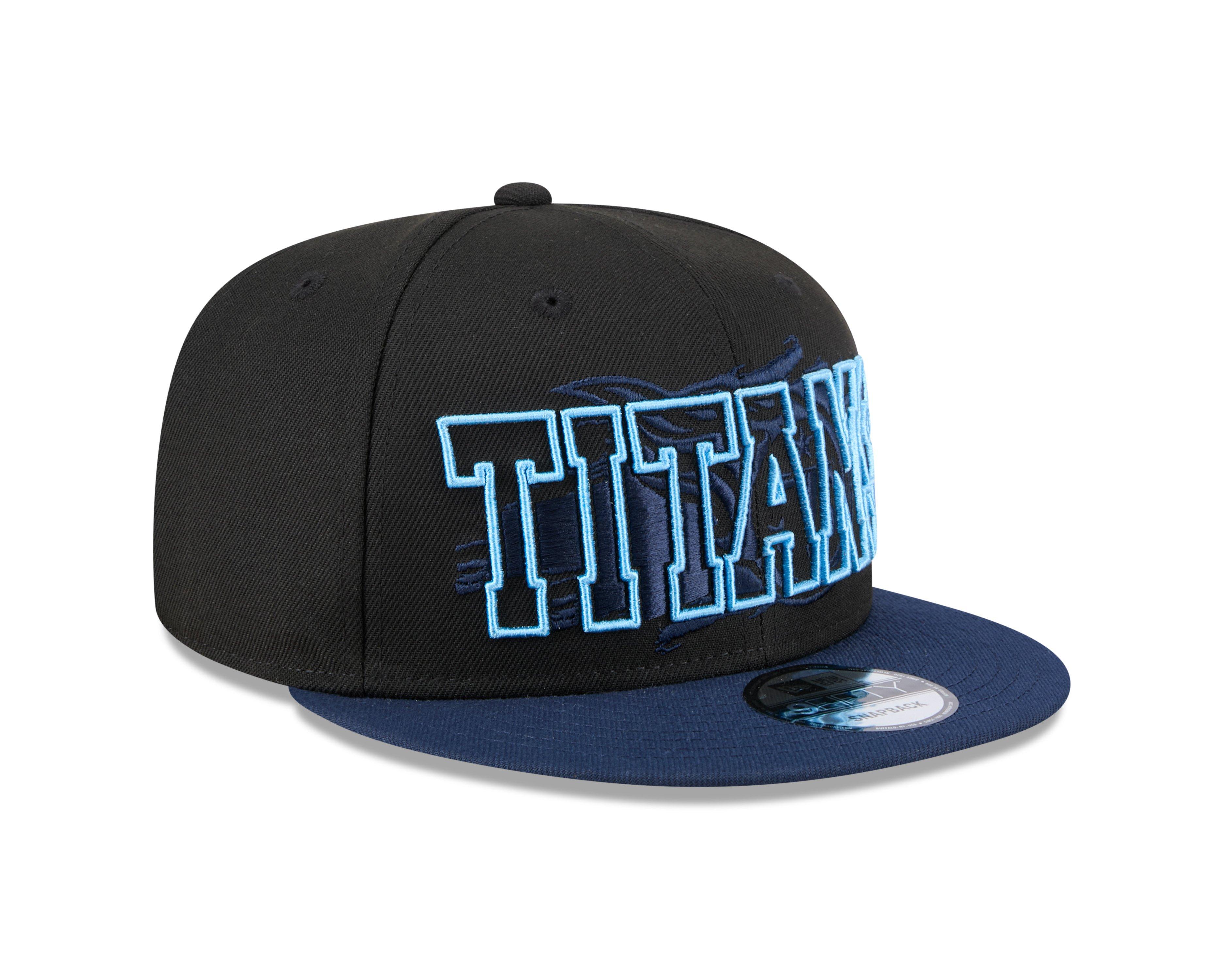New Era Tennessee Titan 9FIFTY Splatter Snapback-Black/Blue - BLACK Thumbnail View 2
