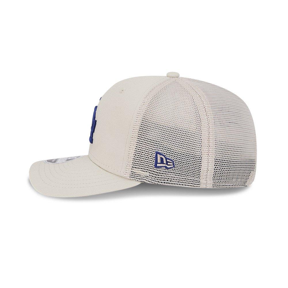 New Era Los Angeles Dodgers 9SEVENTY Canvas Trucker Snapback-Cream - CREAM Thumbnail View 3