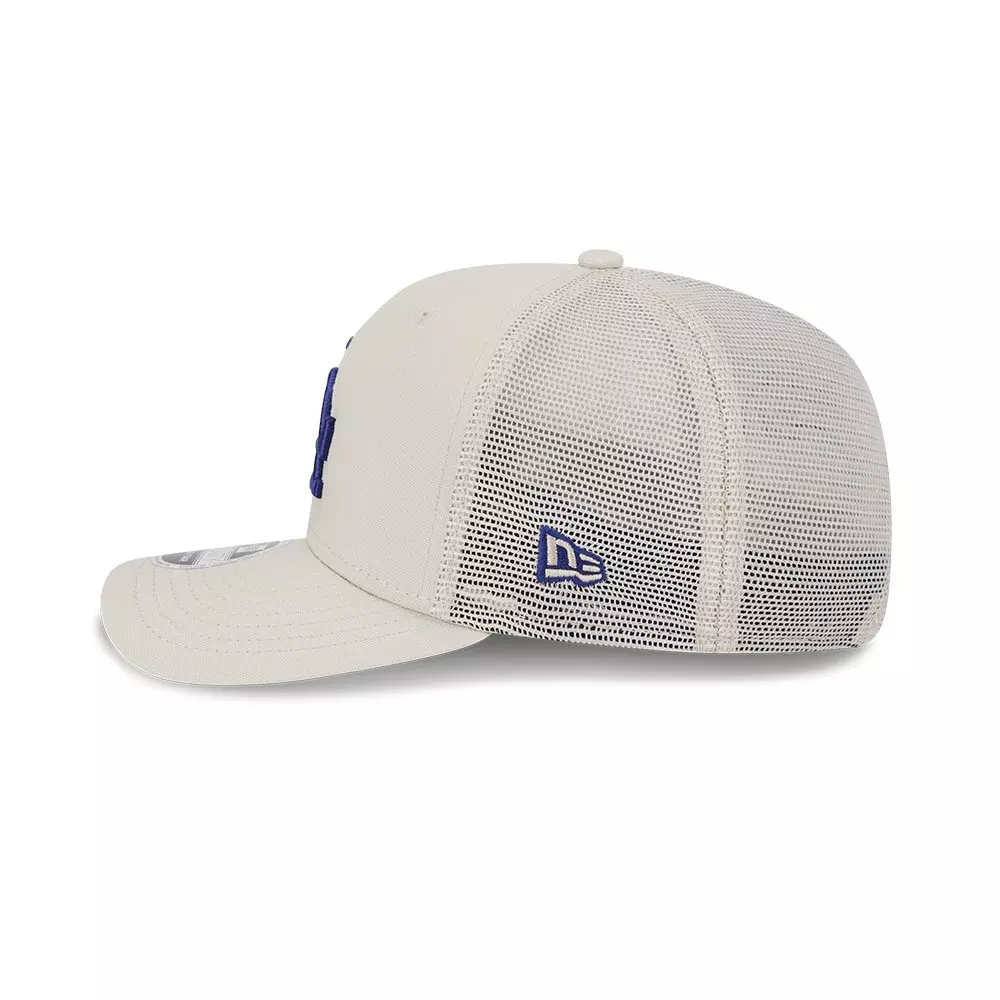 New Era Los Angeles Dodgers 9SEVENTY Canvas Trucker Snapback-Cream - CREAM