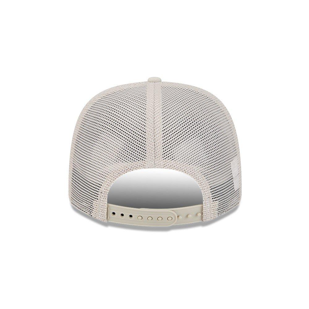 New Era Los Angeles Dodgers 9SEVENTY Canvas Trucker Snapback-Cream - CREAM Thumbnail View 4