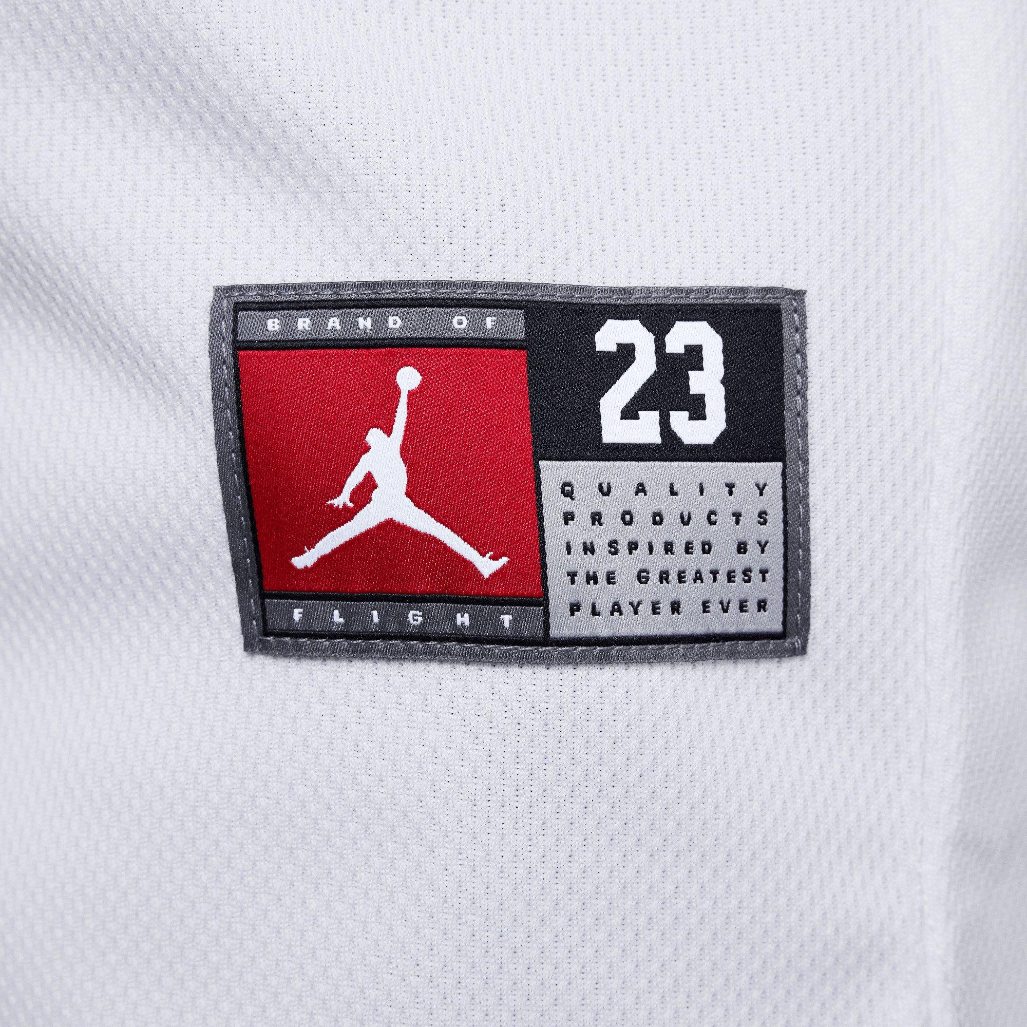 Jordan HBR Baseball Big Boys' White/Blue Jersey
