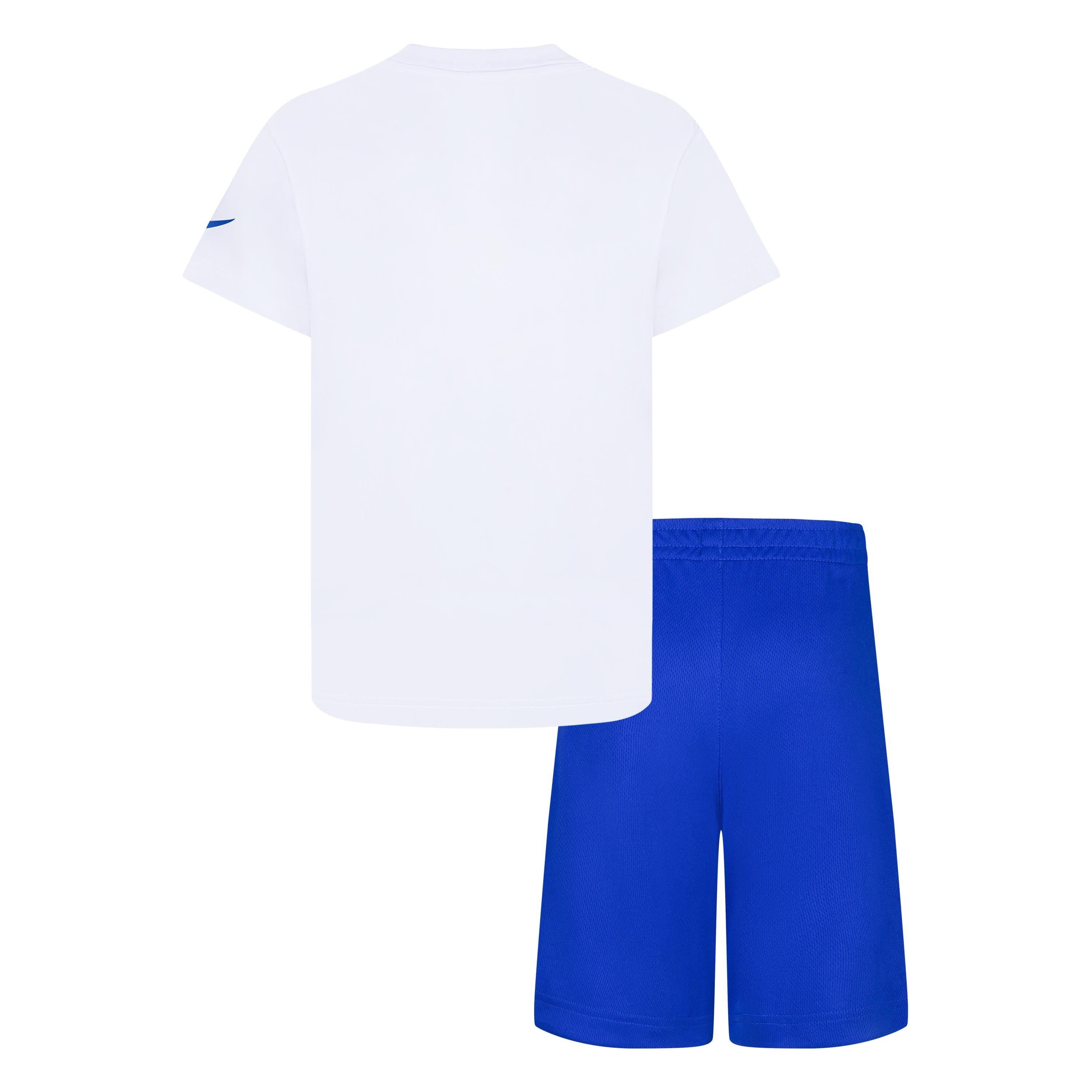 Nike Swoosh Short Little Boys' Royal Blue Set