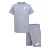 Nike Little Boys' Knit Short Set - Grey - GREY