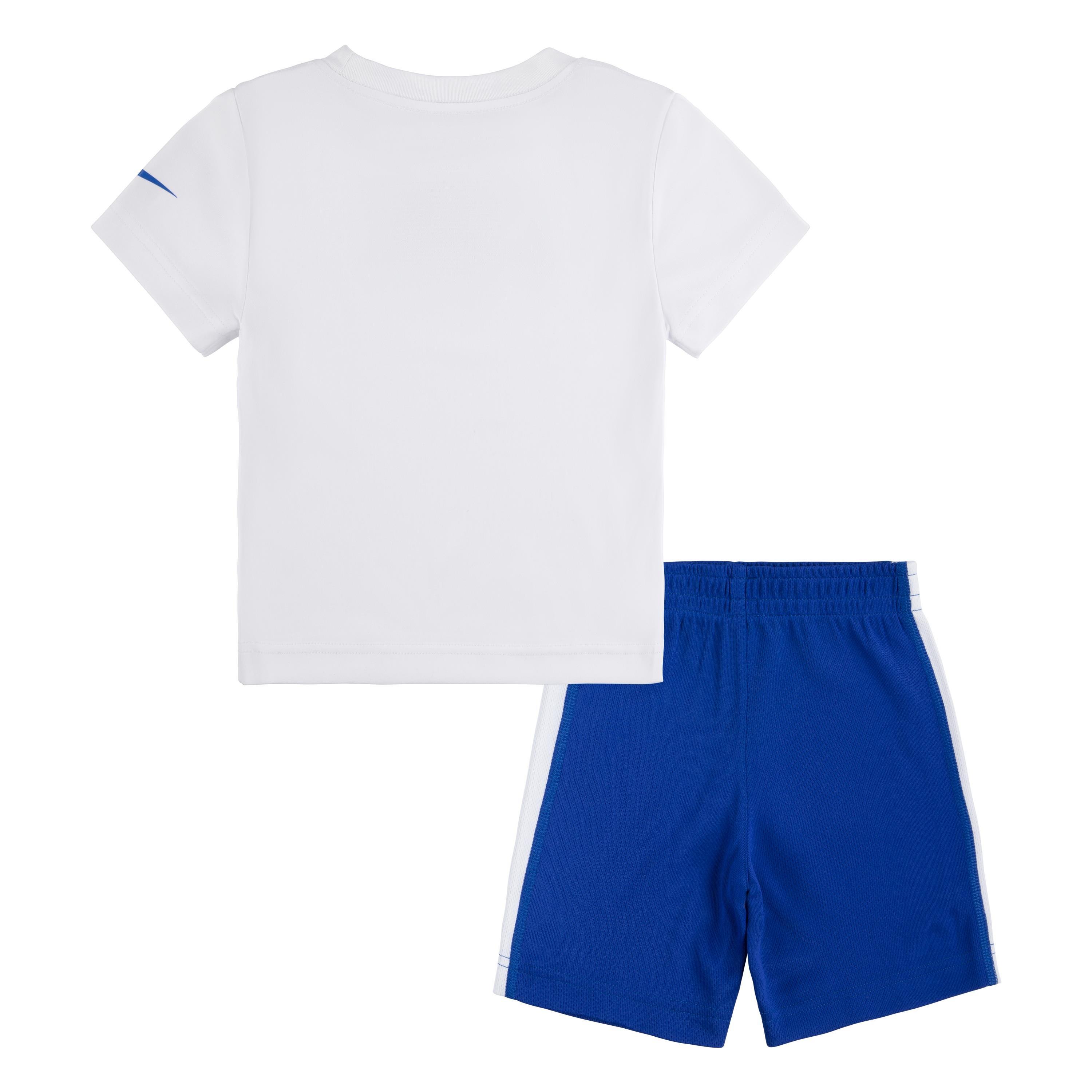 Nike Swoosh Short Toddler Boy's Royal Blue Set