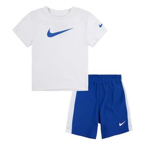 Nike Toddler Boy's Swoosh Short Set - Royal Blue