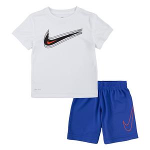 Nike Toddler Boy's Short Set - Royal Blue
