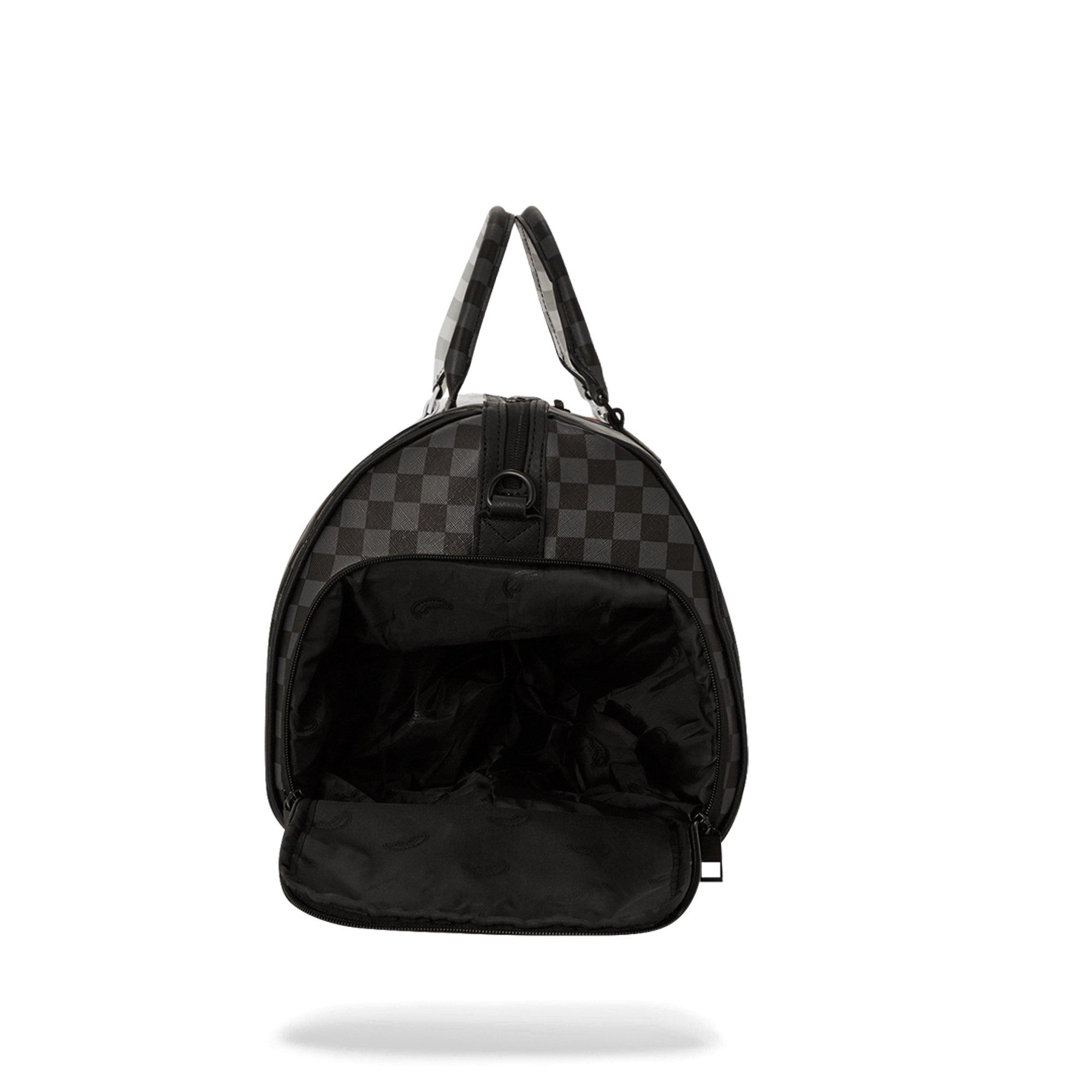 Sprayground Ring of Fire Duffle Bag - BLACK/WHITE Thumbnail View 6