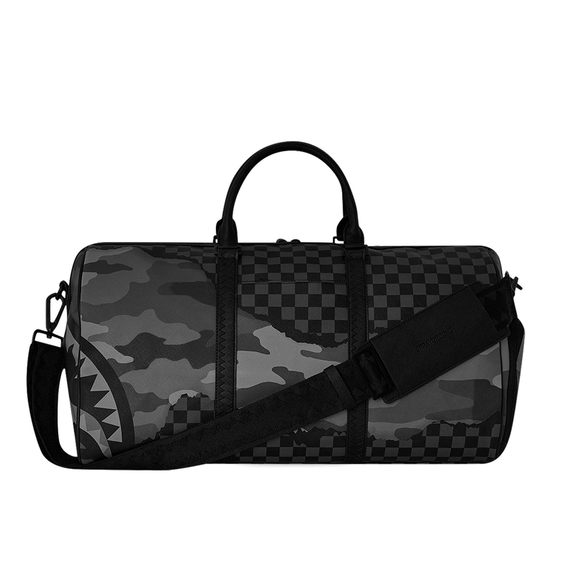 Sprayground 3AM Tear It Up Duffle Bag - BLACK Thumbnail View 1