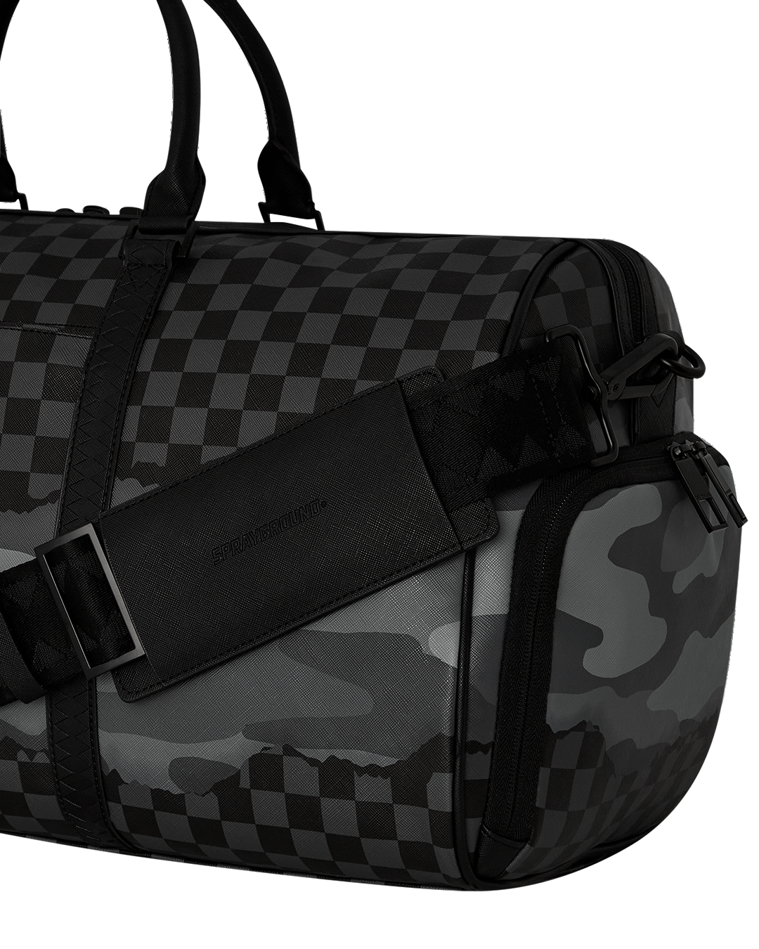 Sprayground 3AM Check Emperor Duffle Bag
