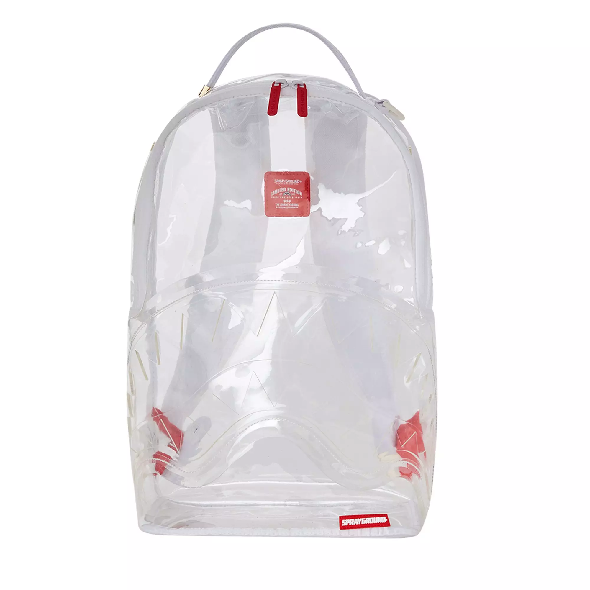 Sprayground Sharkmouth DXL Backpack - Clear