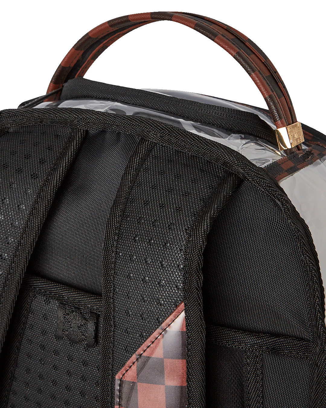 Sprayground Sip Clear Backpack - Brown