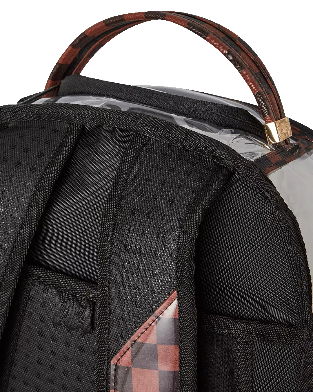 Sprayground Sip Clear Backpack - Brown - Brown