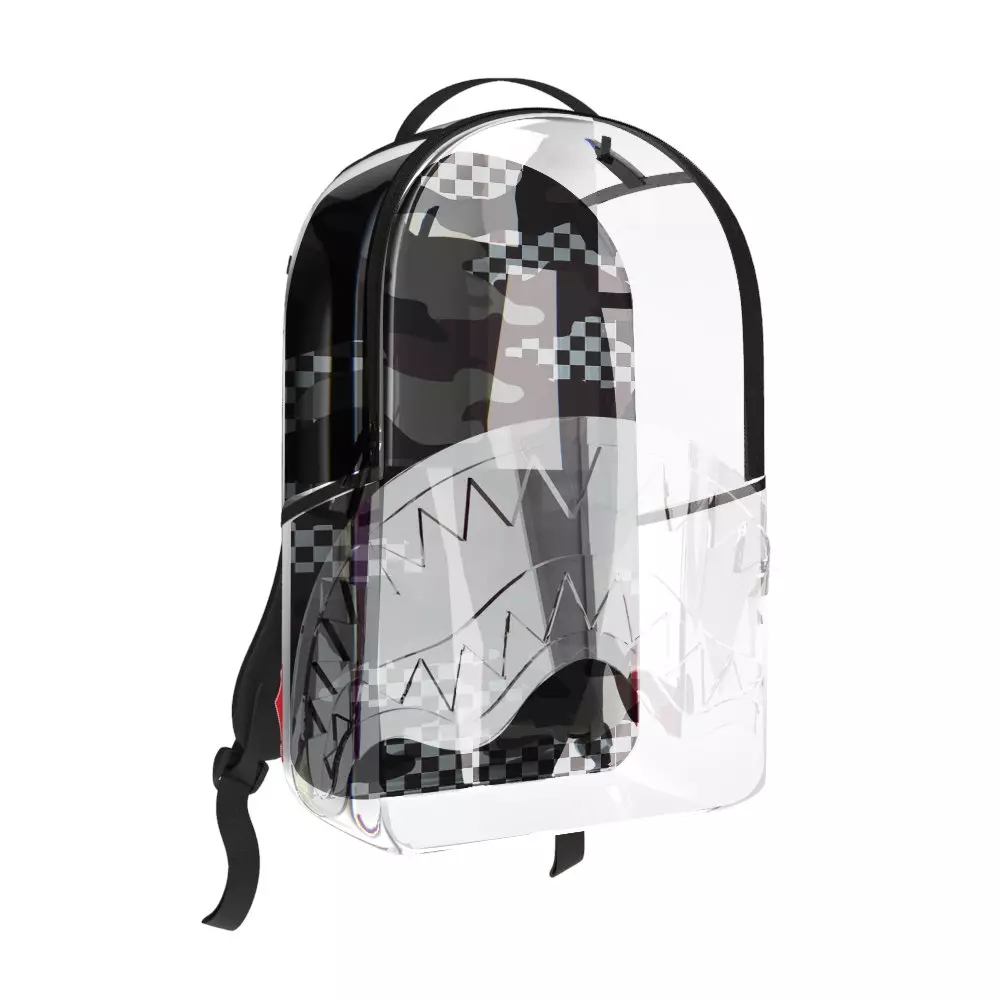 Sprayground Sip Clear Backpack - Brown - Brown