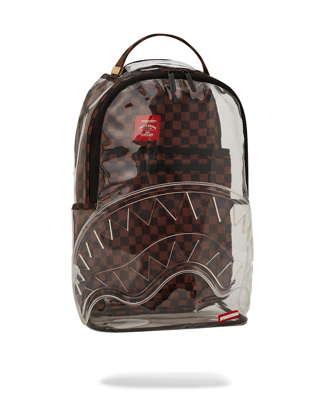 Sprayground Sip Clear Backpack - Brown