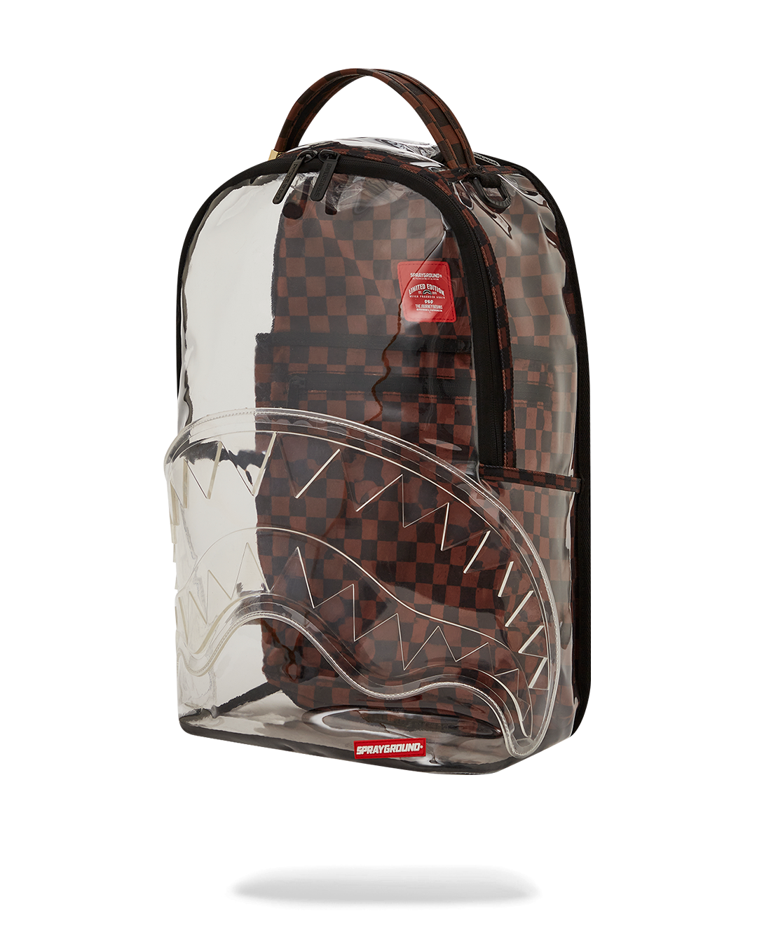 Sprayground Sip Clear Backpack - Brown