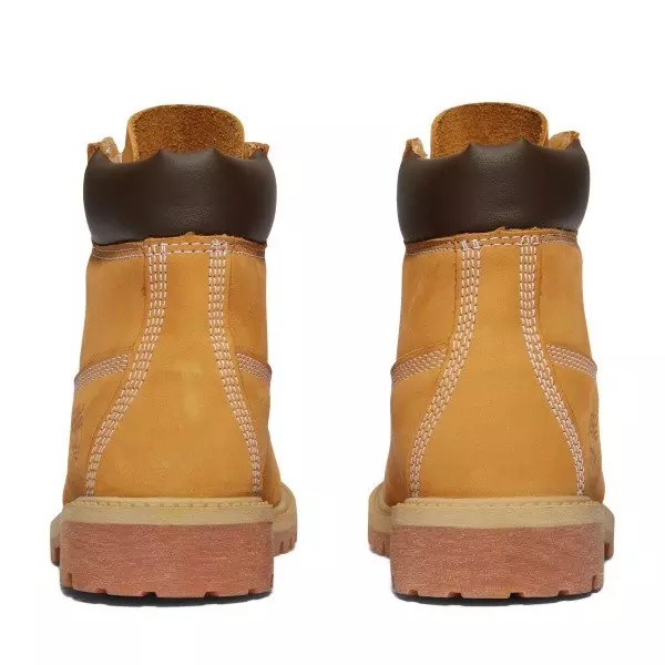 Timberland 6-Inch Premium "Wheat Nubuck" Grade School Kids' Boot - WHEAT