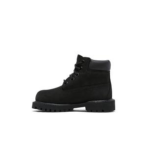 Timberland 6-Inch Premium "Black Nubuck" Toddler Kids' Boot