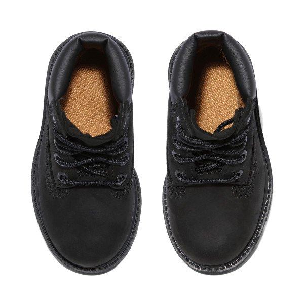 Timberland 6-Inch Premium Toddler Kids' "Black Nubuck" Boot