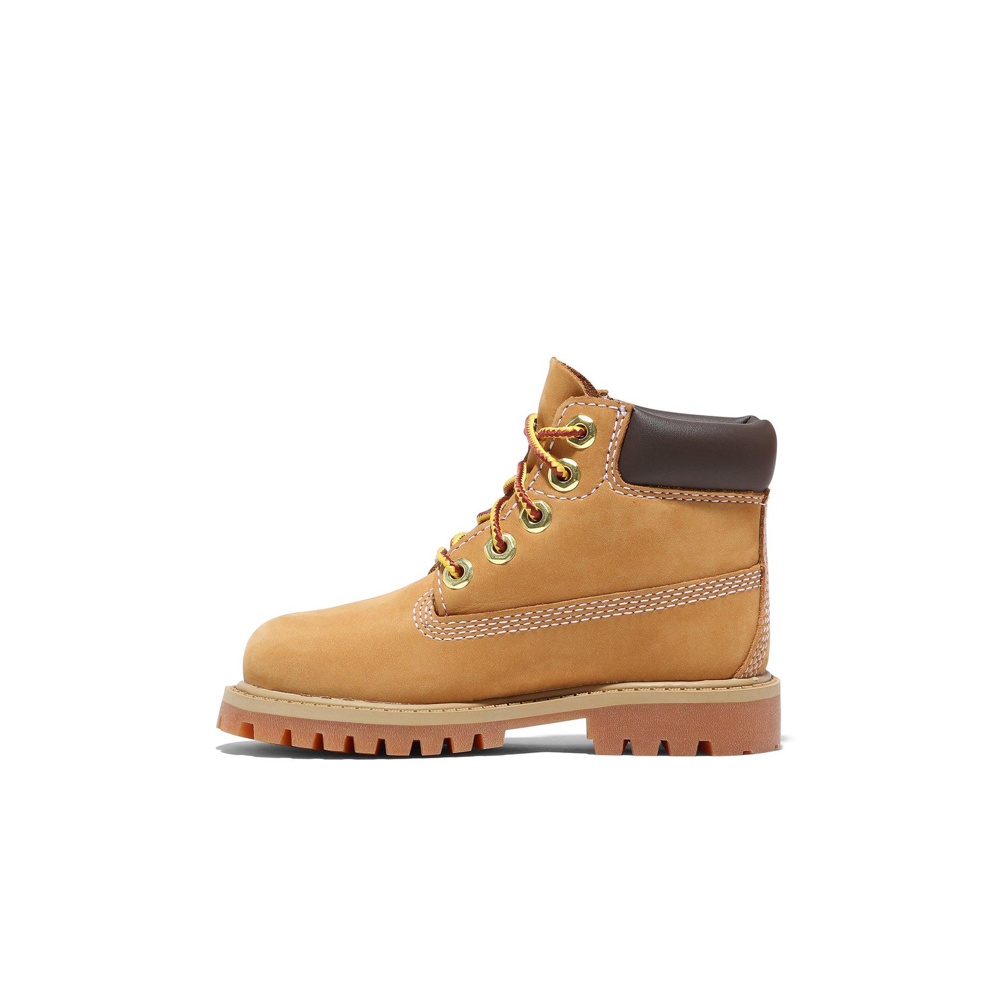 Timberland 6-Inch Premium Toddler Kids' "Wheat Nubuck" Boot