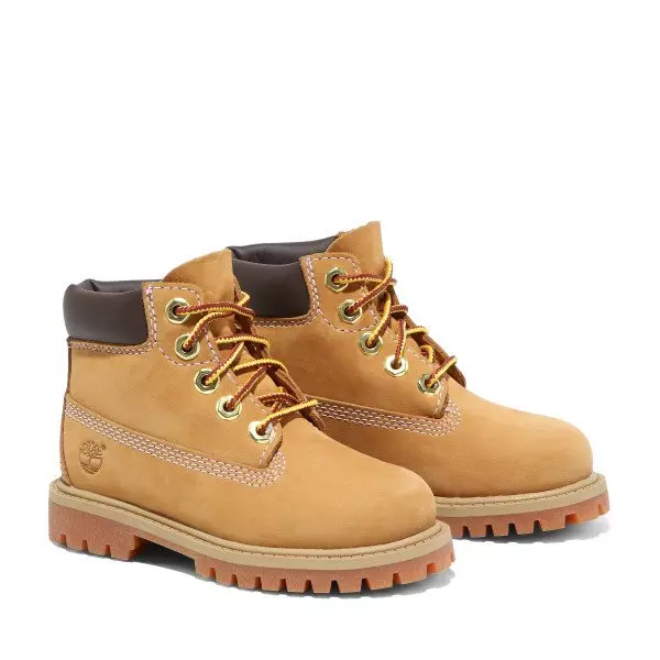 Timberland 6-Inch Premium "Wheat Nubuck" Toddler Kids' Boot - WHEAT