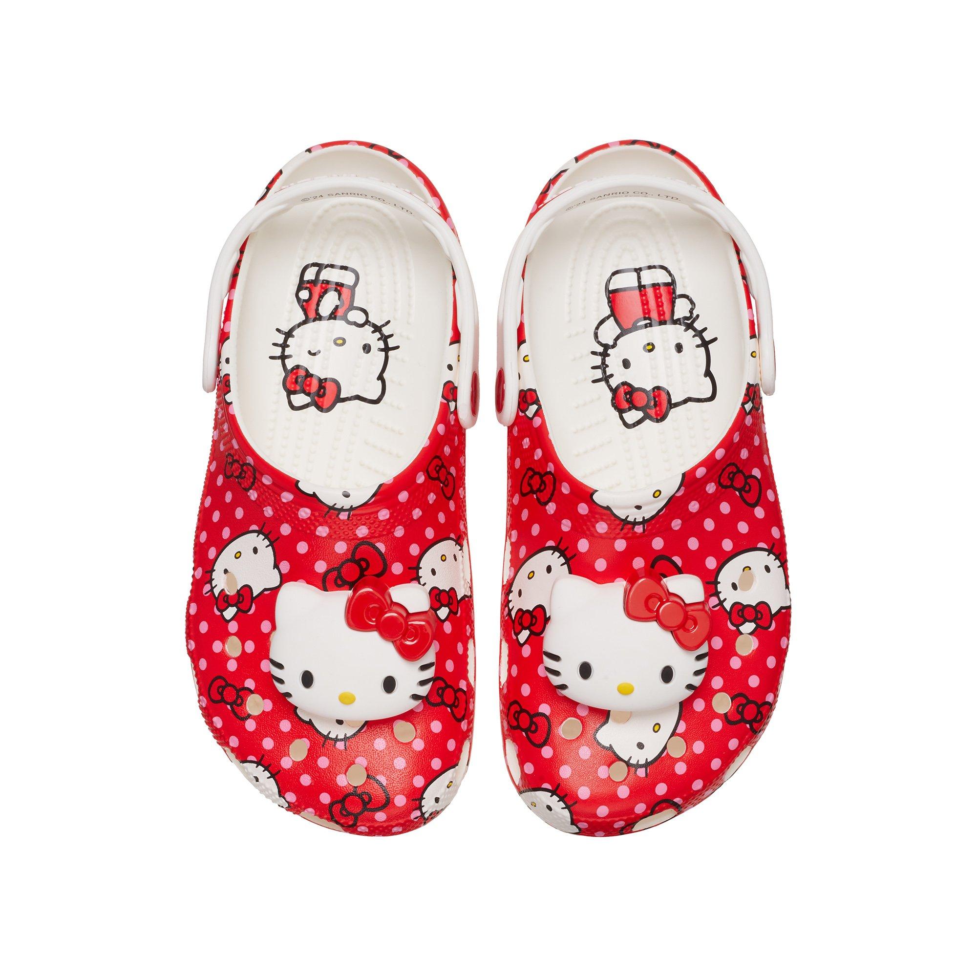 Crocs x Hello Kitty Classic Women's Clog - RED Thumbnail View 4
