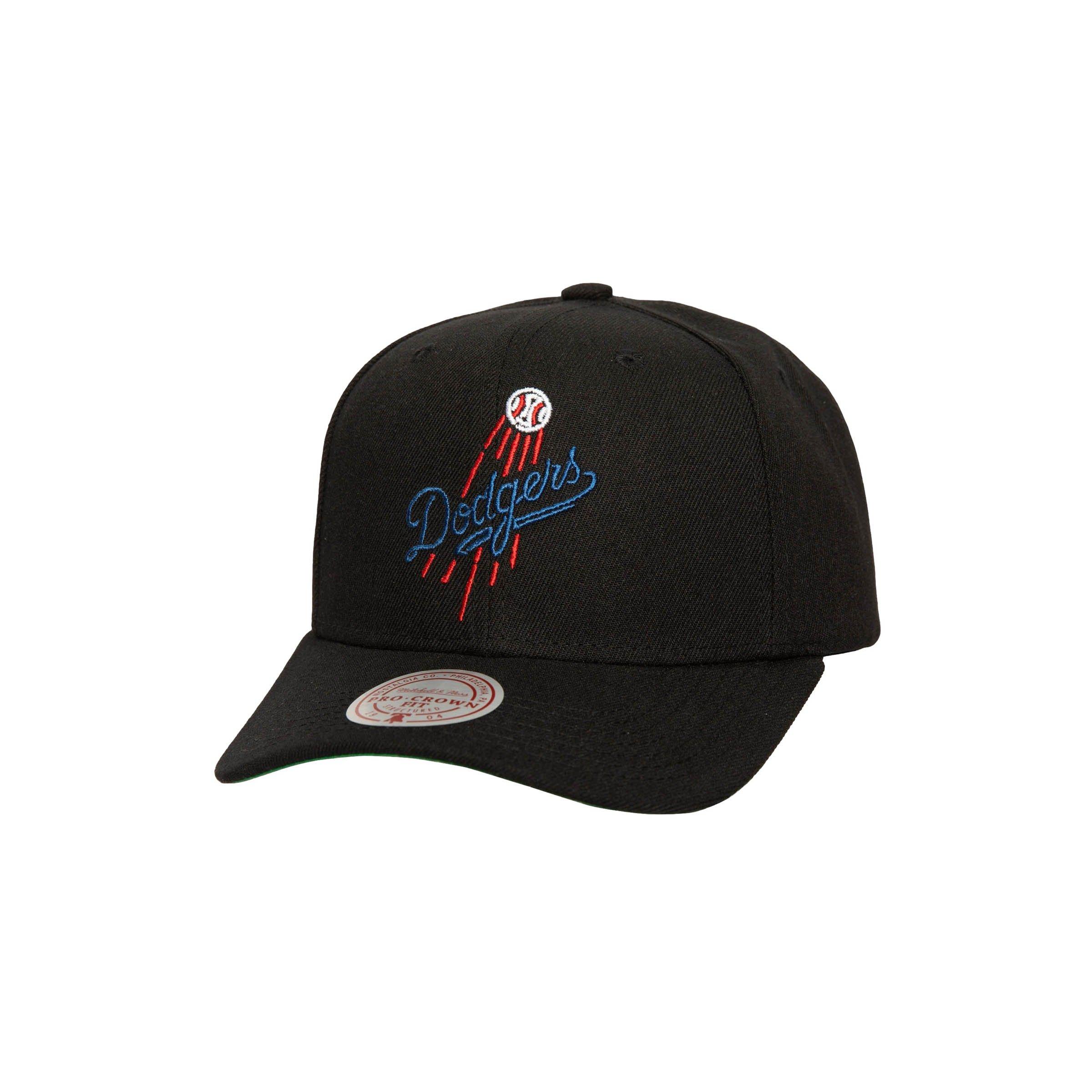 Mitchell & Ness Los Angeles Dodgers Neon Logo Snapback-Black - BLACK