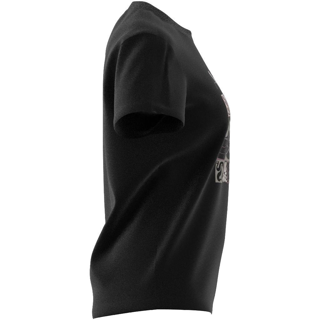 adidas Women's Wellness Icon Tee - Black - BLACK Thumbnail View 4