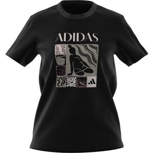 adidas Women's Wellness Icon Tee - Black