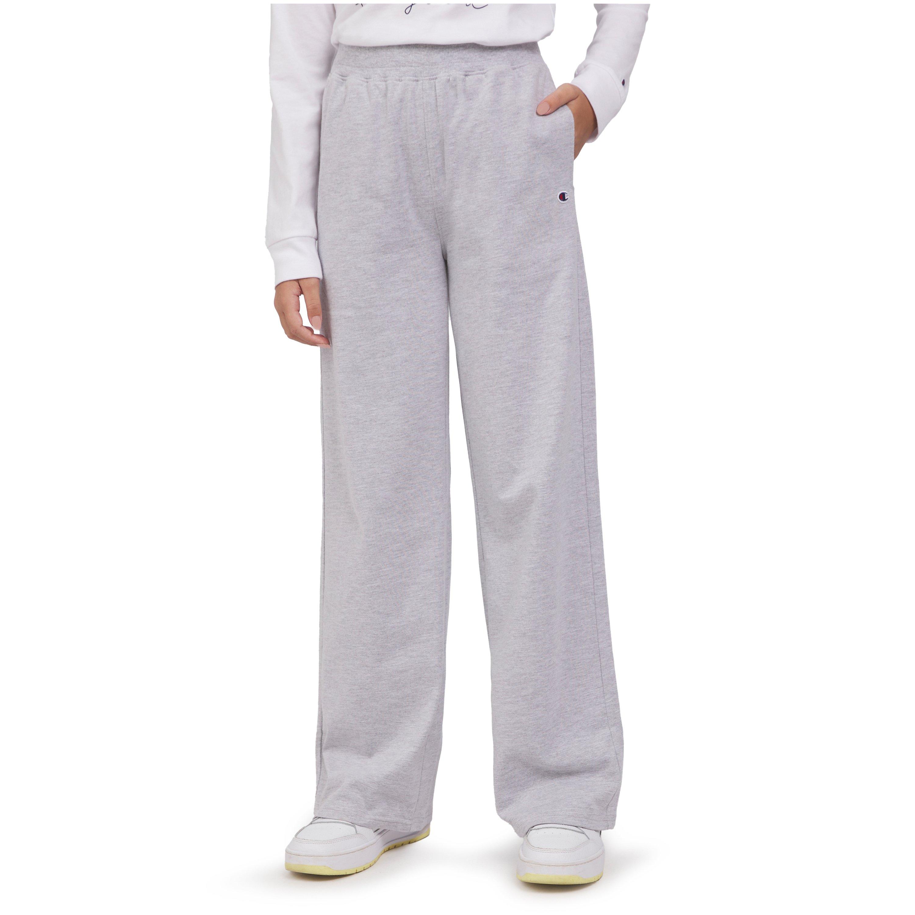 Champion Big Girls' Wide Leg Pants - Grey - GREY Thumbnail View 1