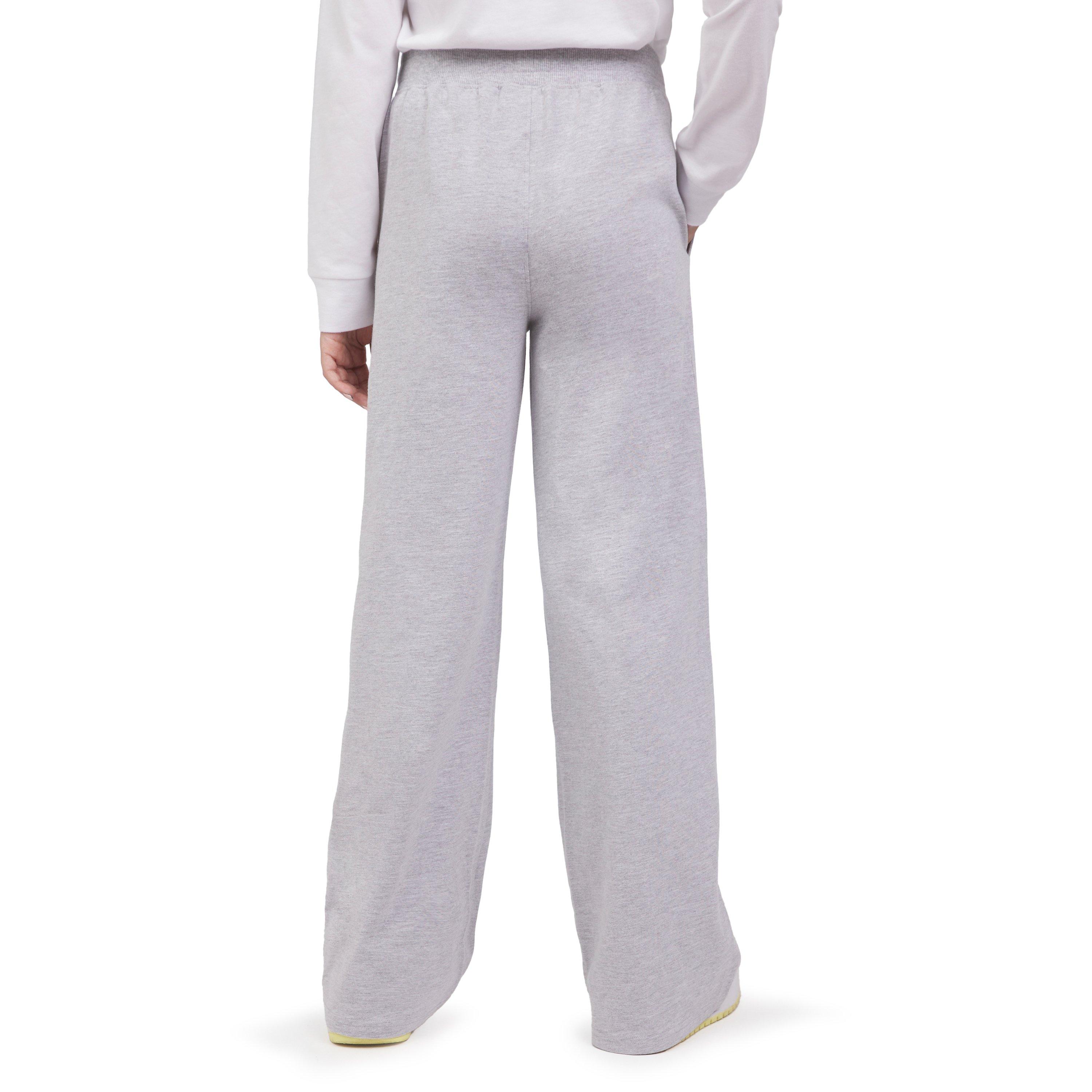 Champion Big Girls' Wide Leg Pants - Grey - GREY Thumbnail View 3