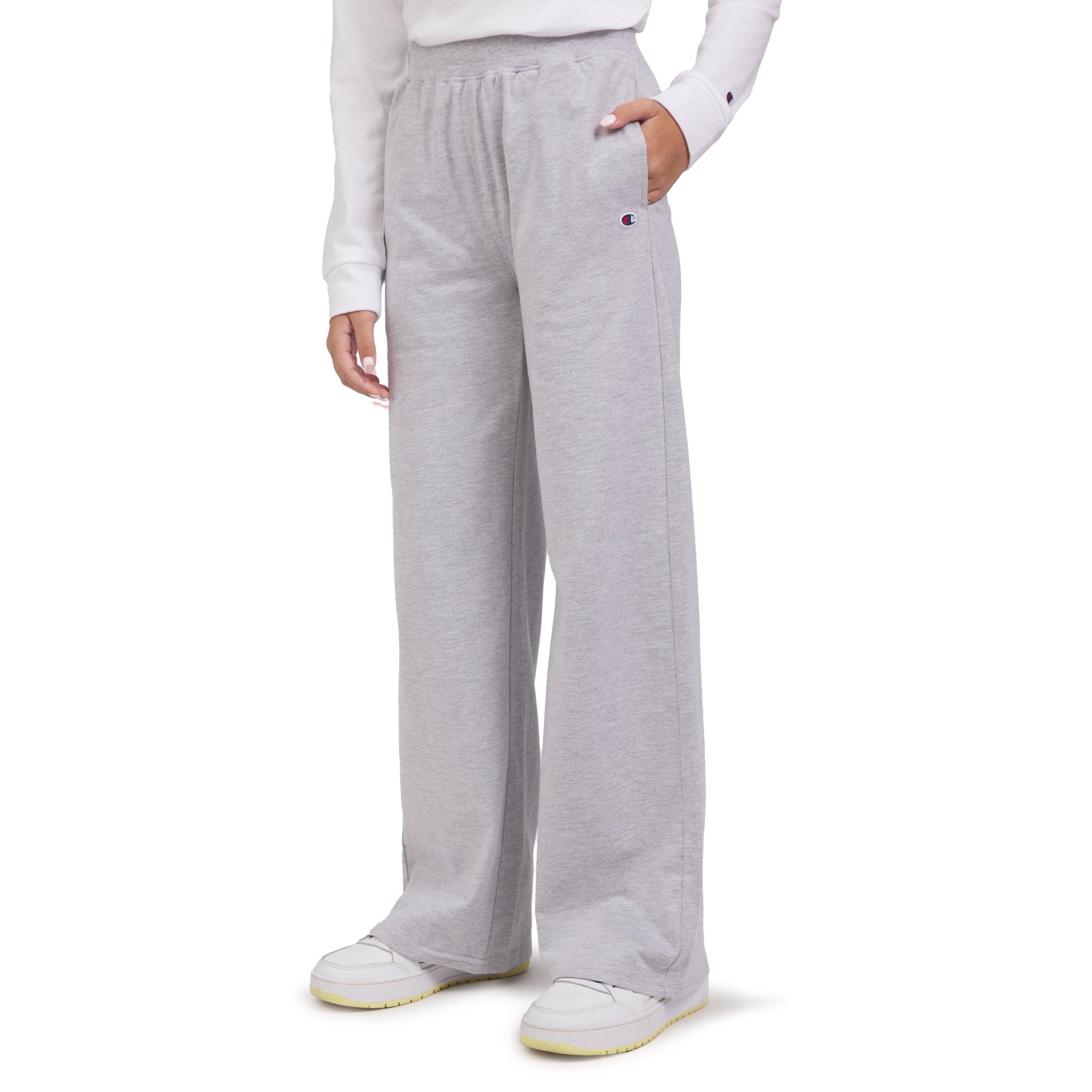 Champion Big Girls' Wide Leg Pants - Grey - GREY Thumbnail View 2