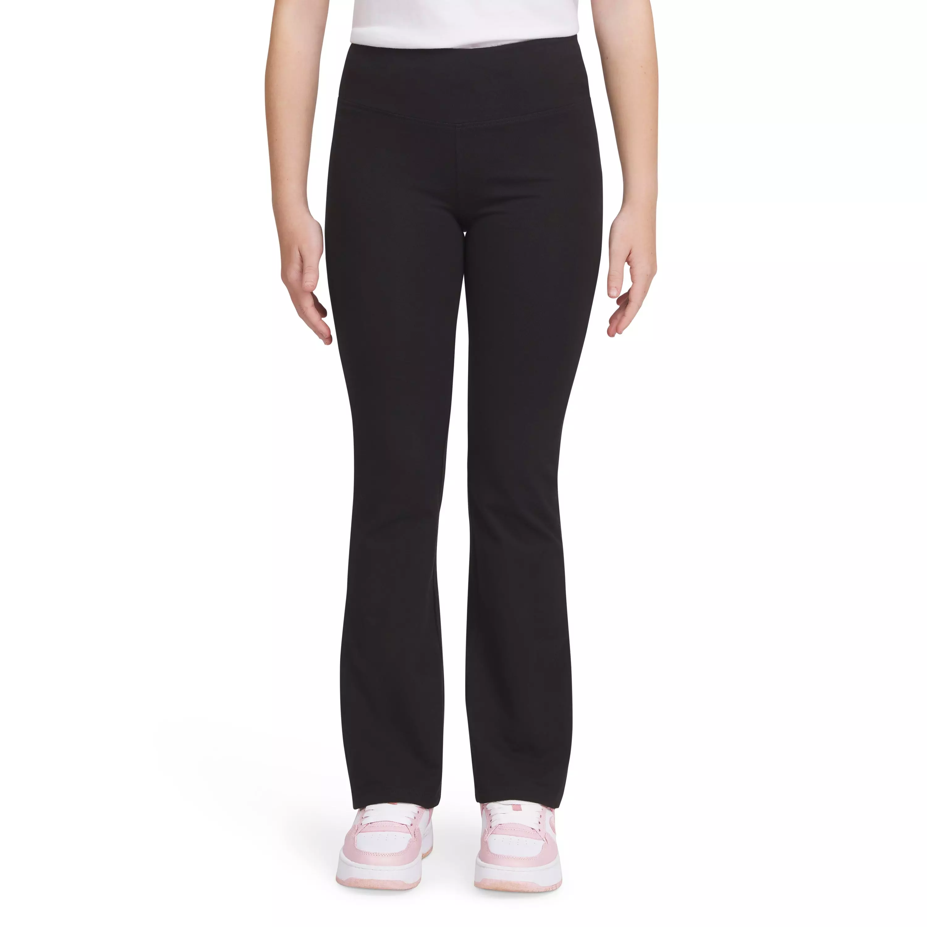 Champion Big Girls' Flare Pants - Black - BLACK